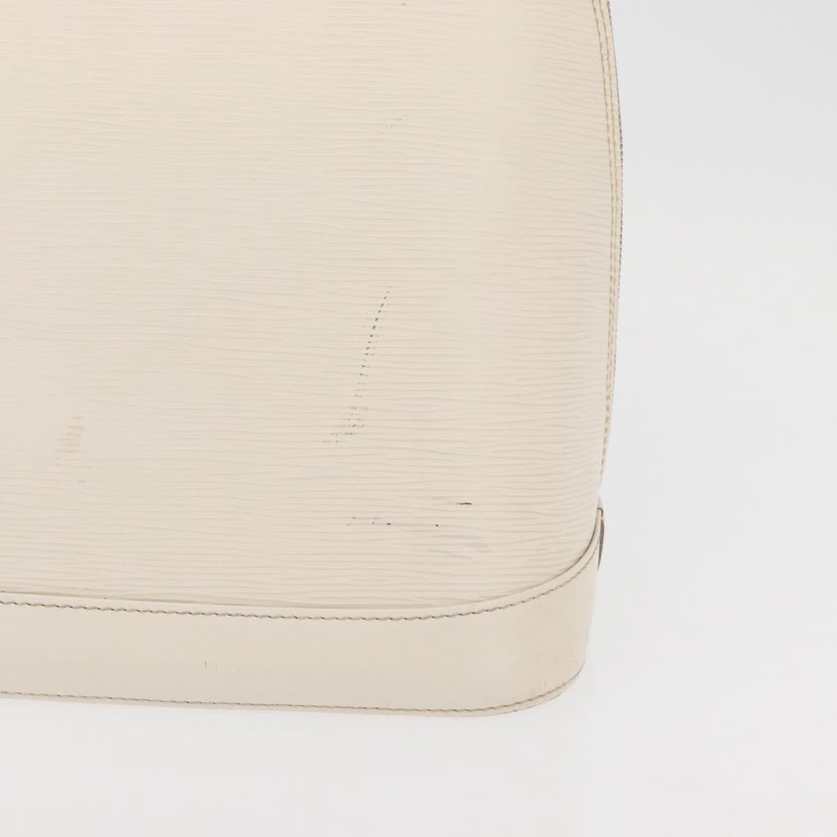 LOUIS VUITTON Epi Alma GM Hand Bag White M4032J LV Auth 29185