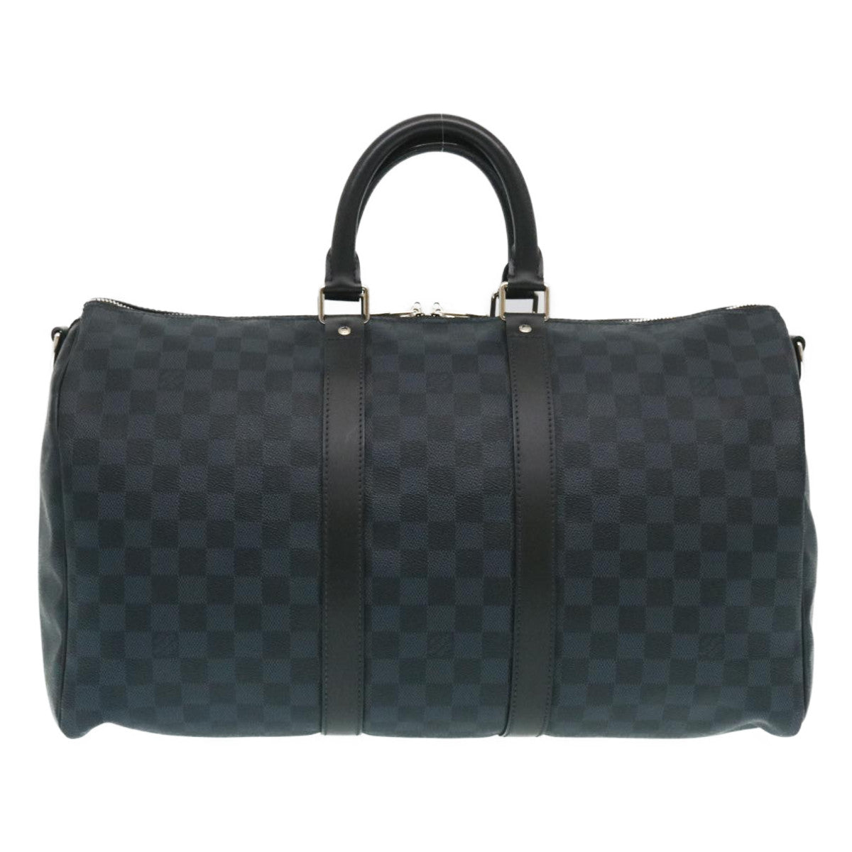 LOUIS VUITTON Damier Cobalt Keepall Bandouliere 45 Boston Bag N41349 Auth 29189S