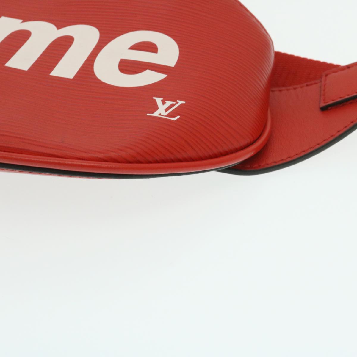 LOUIS VUITTON テ Supreme Epi Bum Bag Waist Bag Red M53418 LV Auth 29232SM