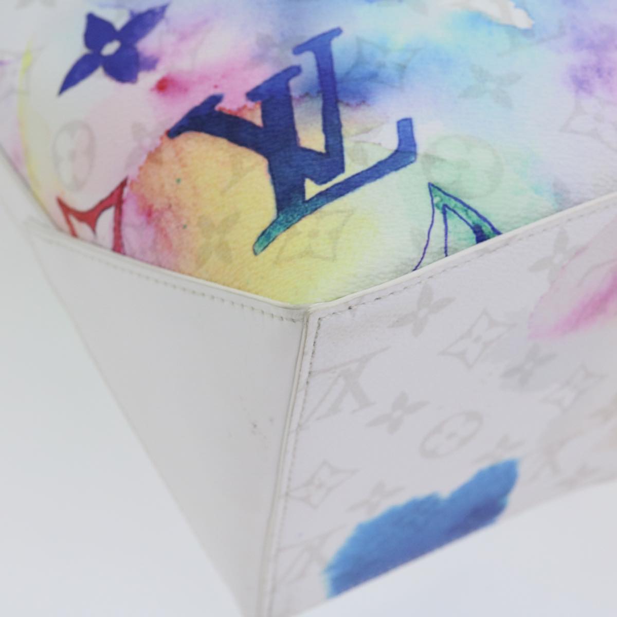LOUIS VUITTON Monogram water Sac Weekend Tote Bag Multicolor M45754 Auth 29500S