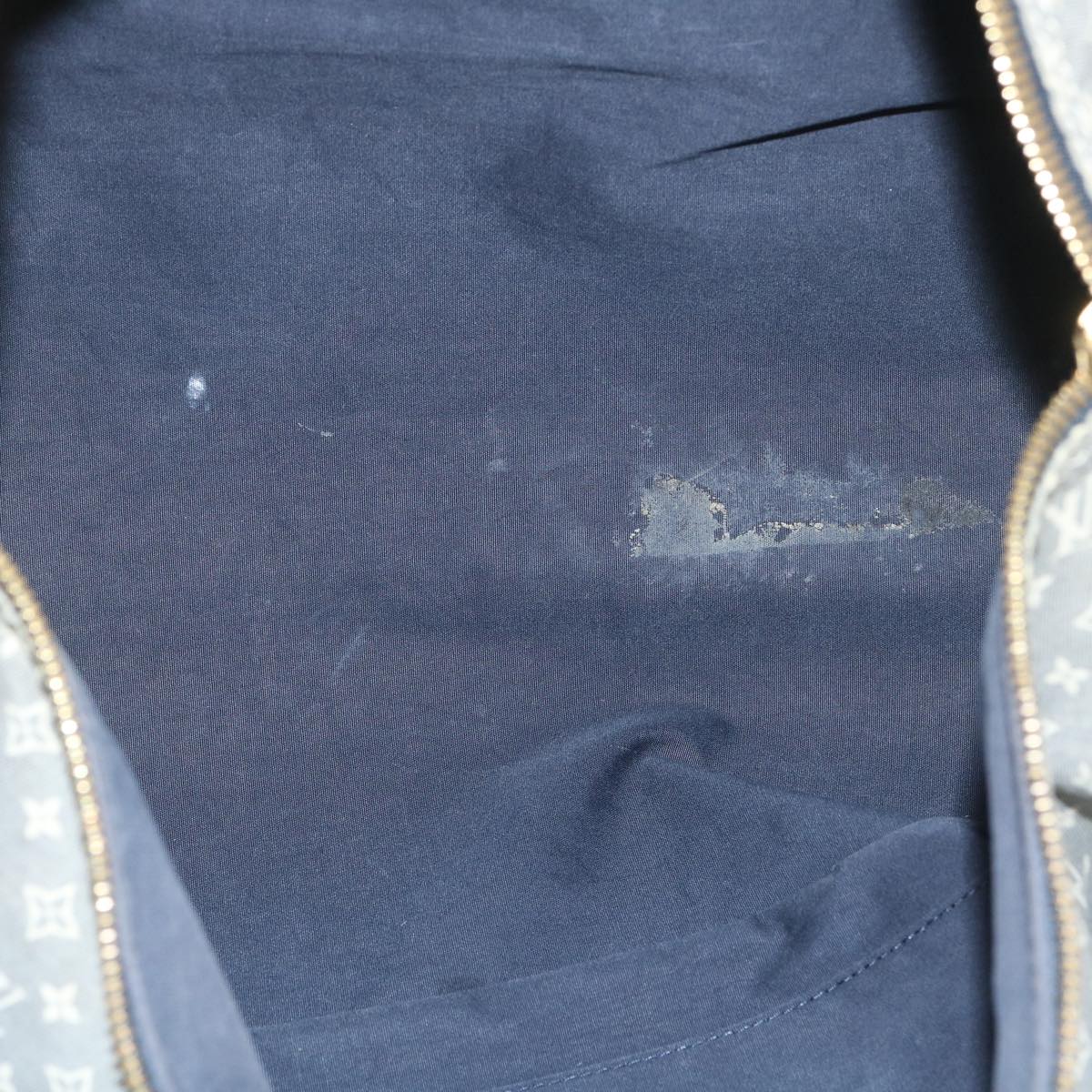 LOUIS VUITTON Monogram Idylle Speedy Voyage Boston Bag Navy M56706 LV Auth 29508