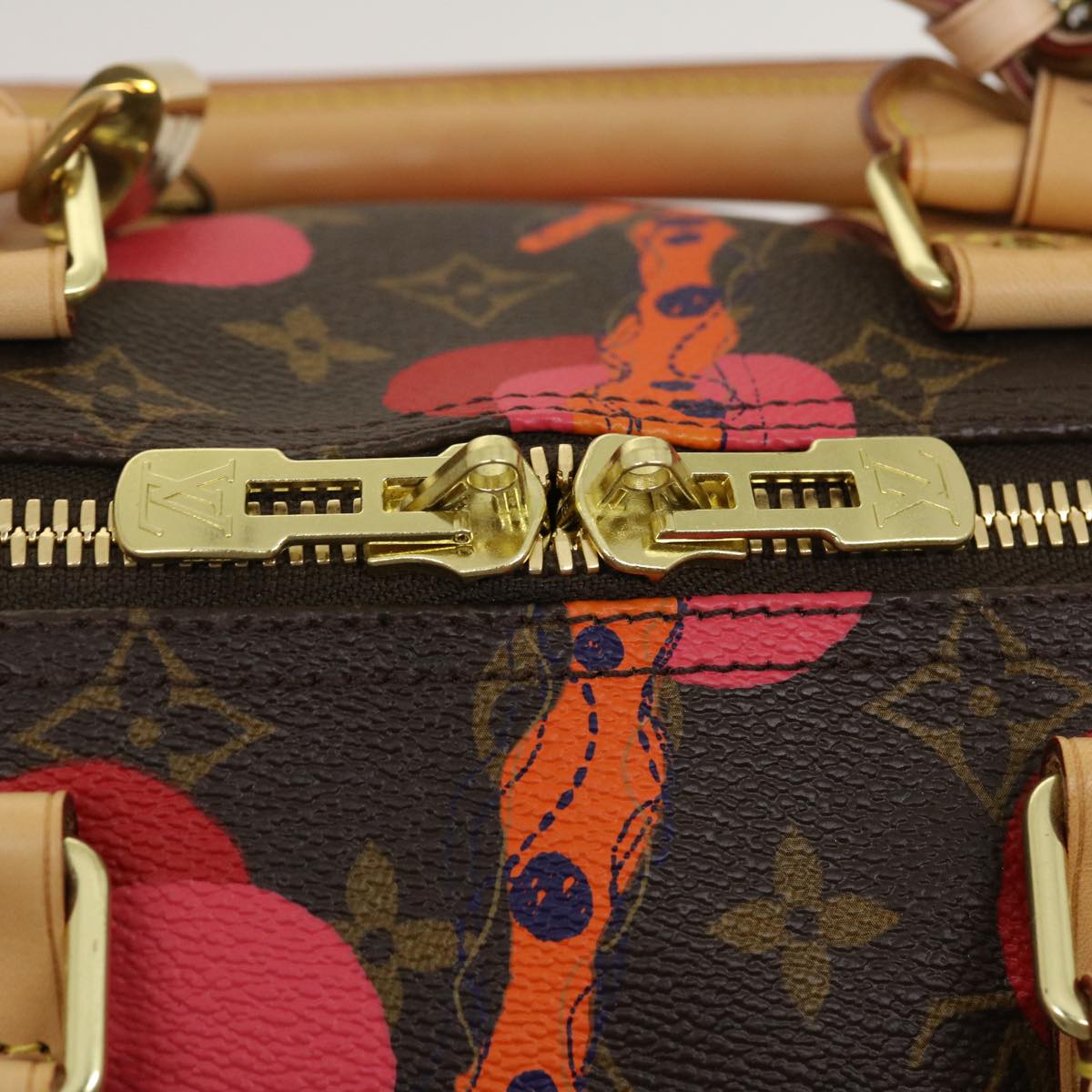 LOUIS VUITTON Monogram Ramages Keepall Bandouliere 45 Bag M41413 LV Auth 29545SV