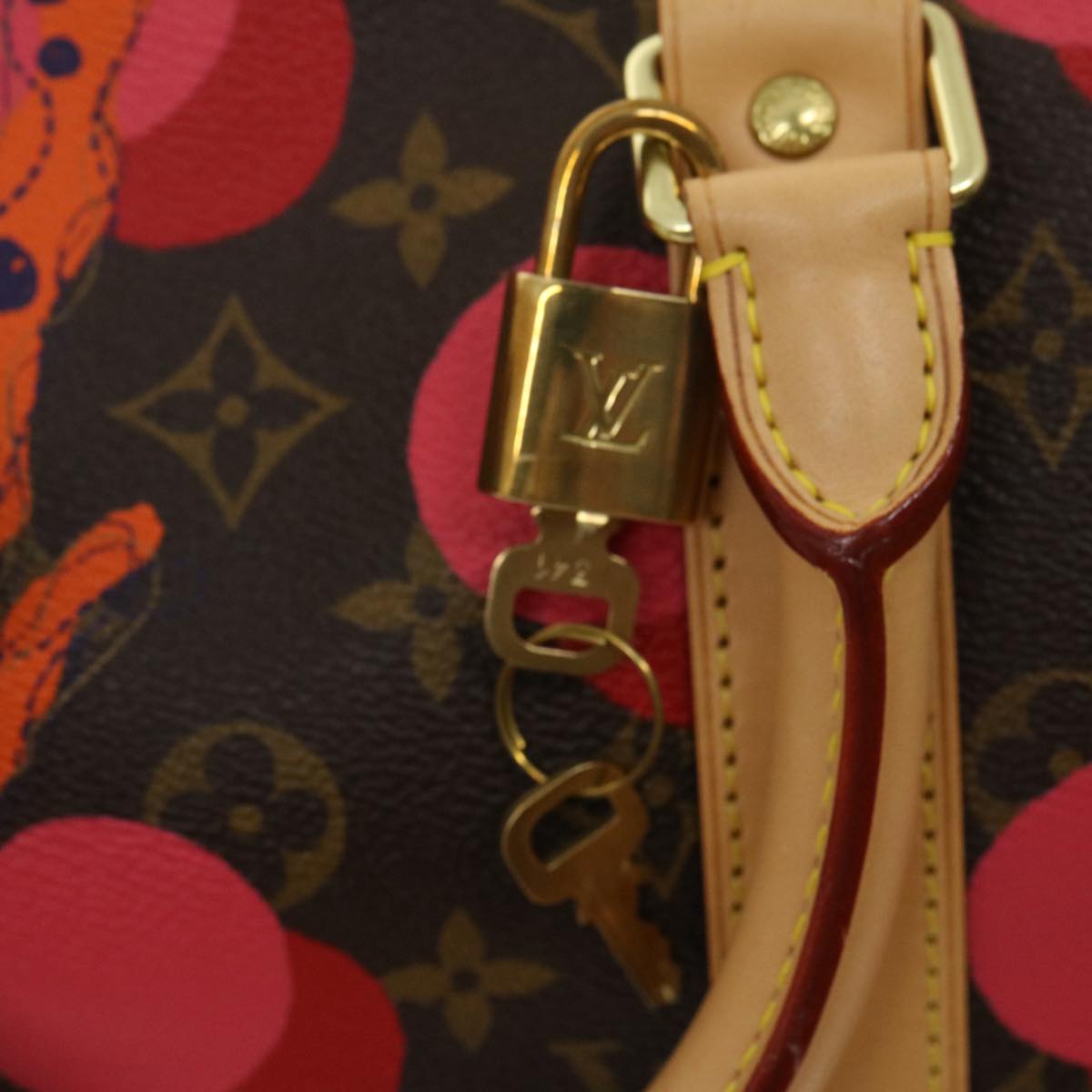 LOUIS VUITTON Monogram Ramages Keepall Bandouliere 45 Bag M41413 LV Auth 29545SV