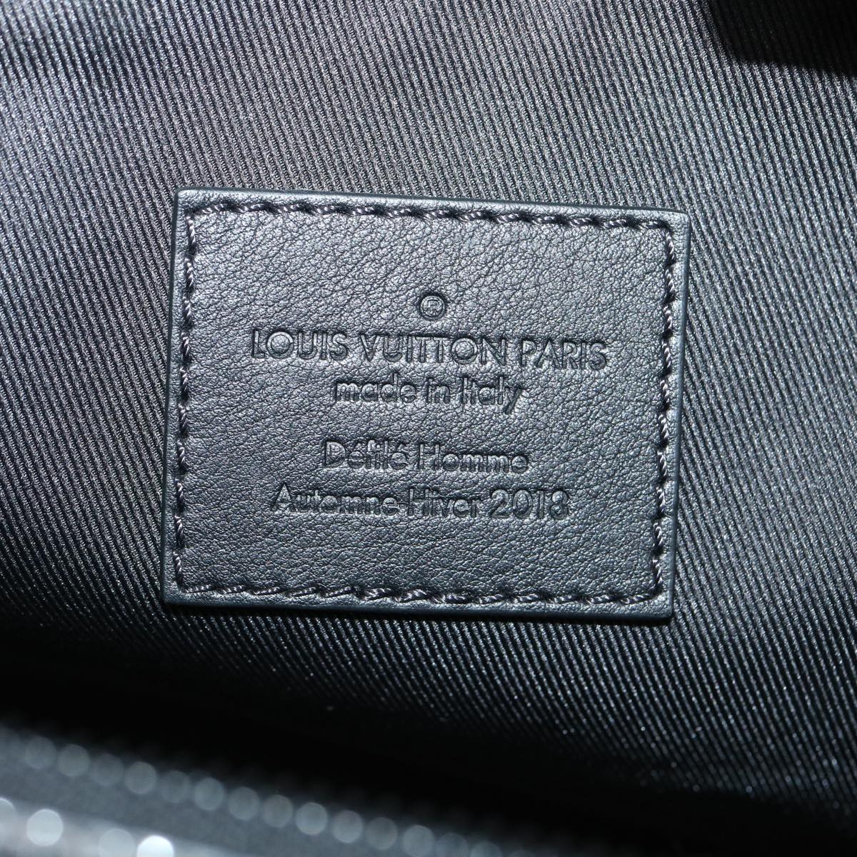 LOUIS VUITTON Eclipse Glaze Keepall Bandouliere 50 Boston Bag M43901 Auth 29548S