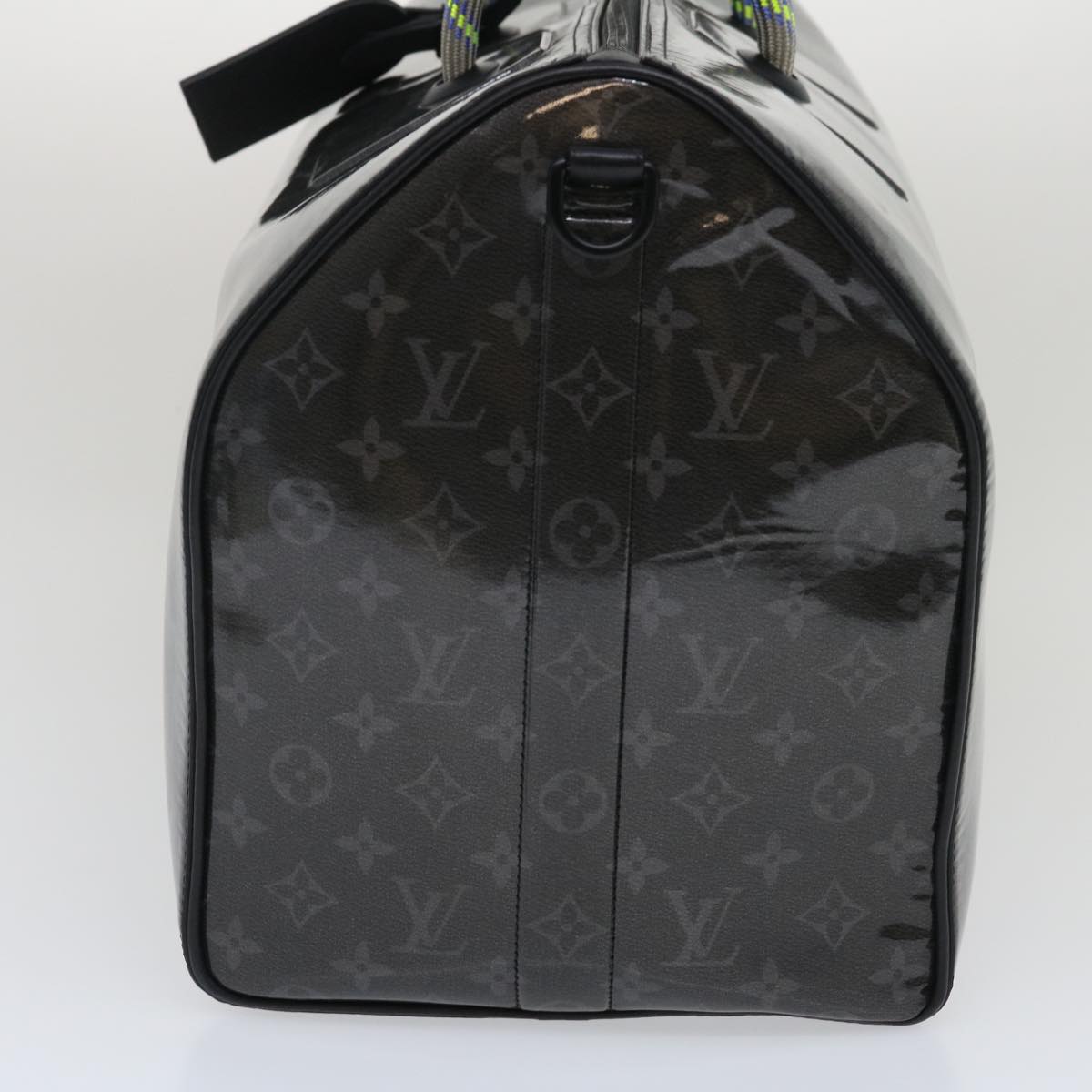LOUIS VUITTON Eclipse Glaze Keepall Bandouliere 50 Boston Bag M43901 Auth 29548S