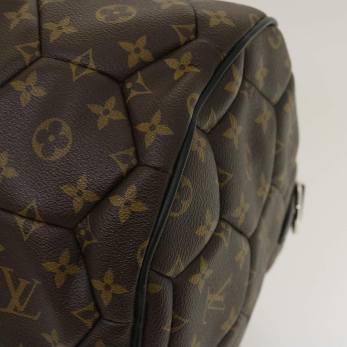 LOUIS VUITTON Monogram Macassar Neo sporty Hexagon Boston Bag M40398 Auth 29557SM