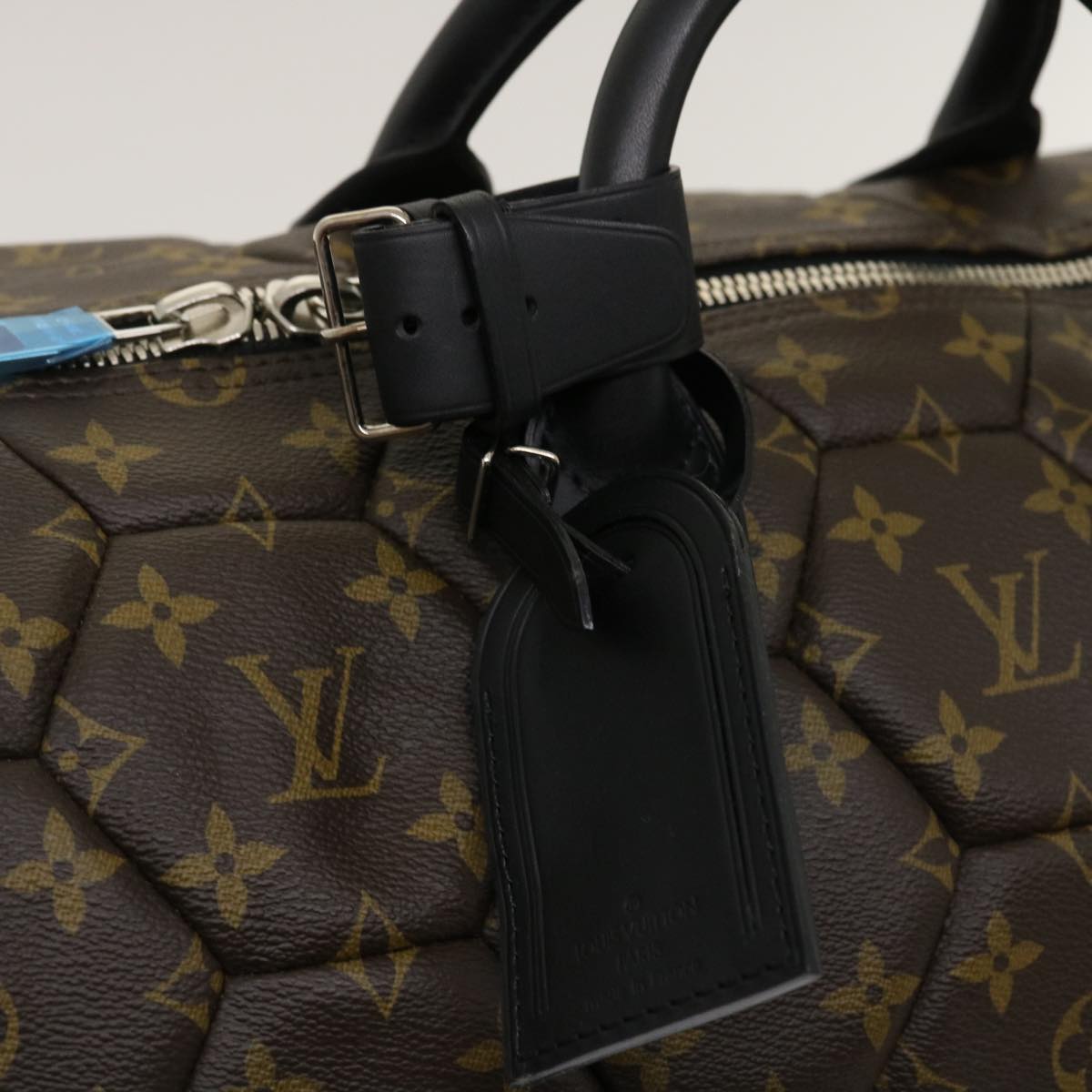 LOUIS VUITTON Monogram Macassar Neo sporty Hexagon Boston Bag M40398 Auth 29557S