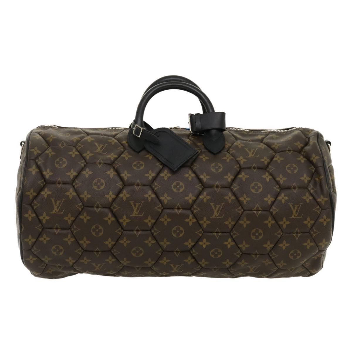 LOUIS VUITTON Monogram Macassar Neo sporty Hexagon Boston Bag M40398 Auth 29557S