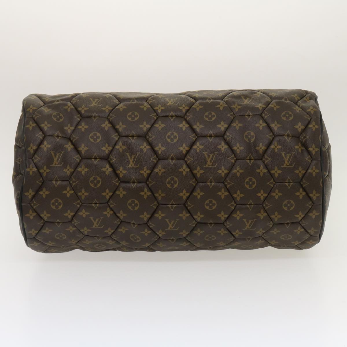 LOUIS VUITTON Monogram Macassar Neo sporty Hexagon Boston Bag M40398 Auth 29557S