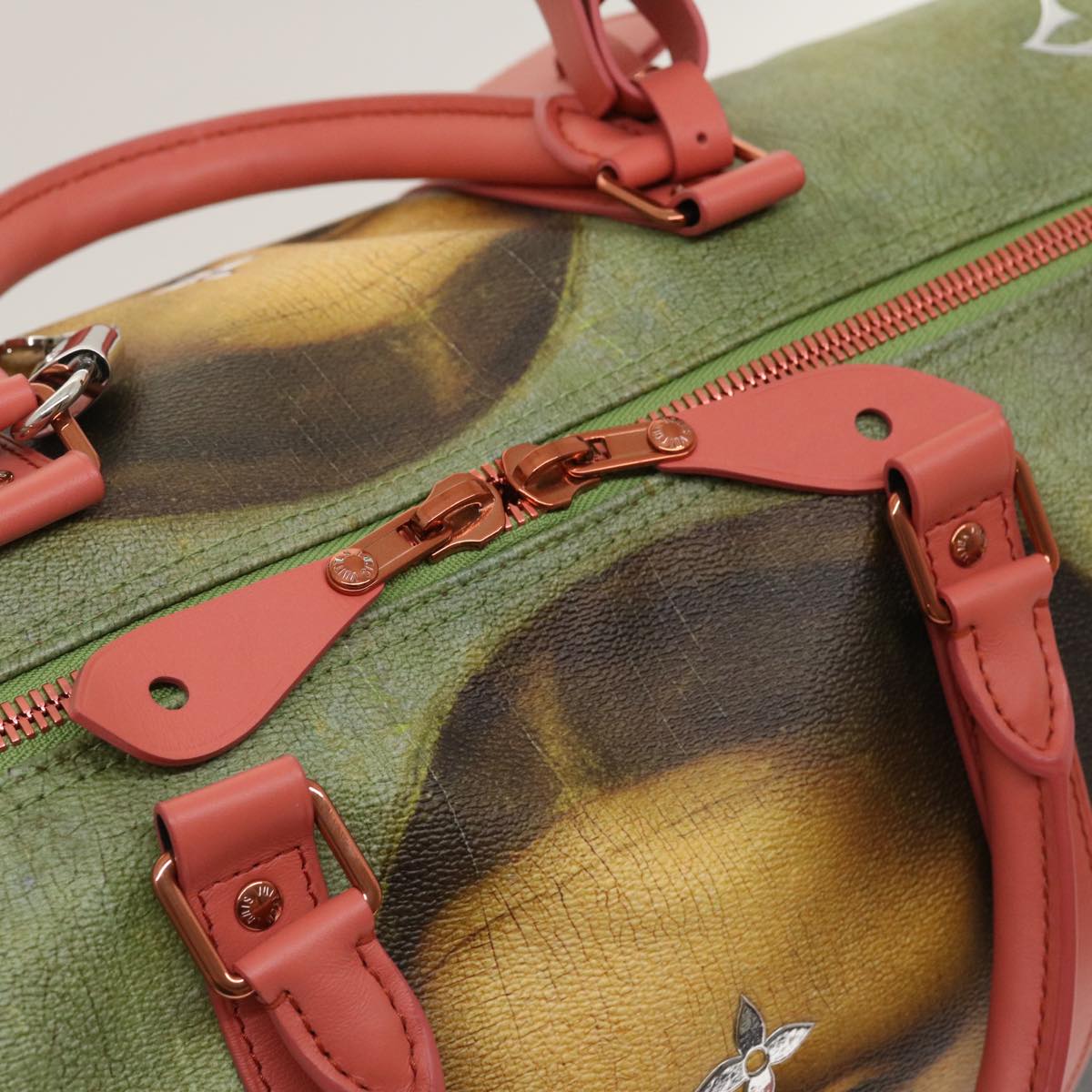 LOUIS VUITTON Masters Collection Keepall Bandouliere 50 Boston M43377 Auth 29559SM