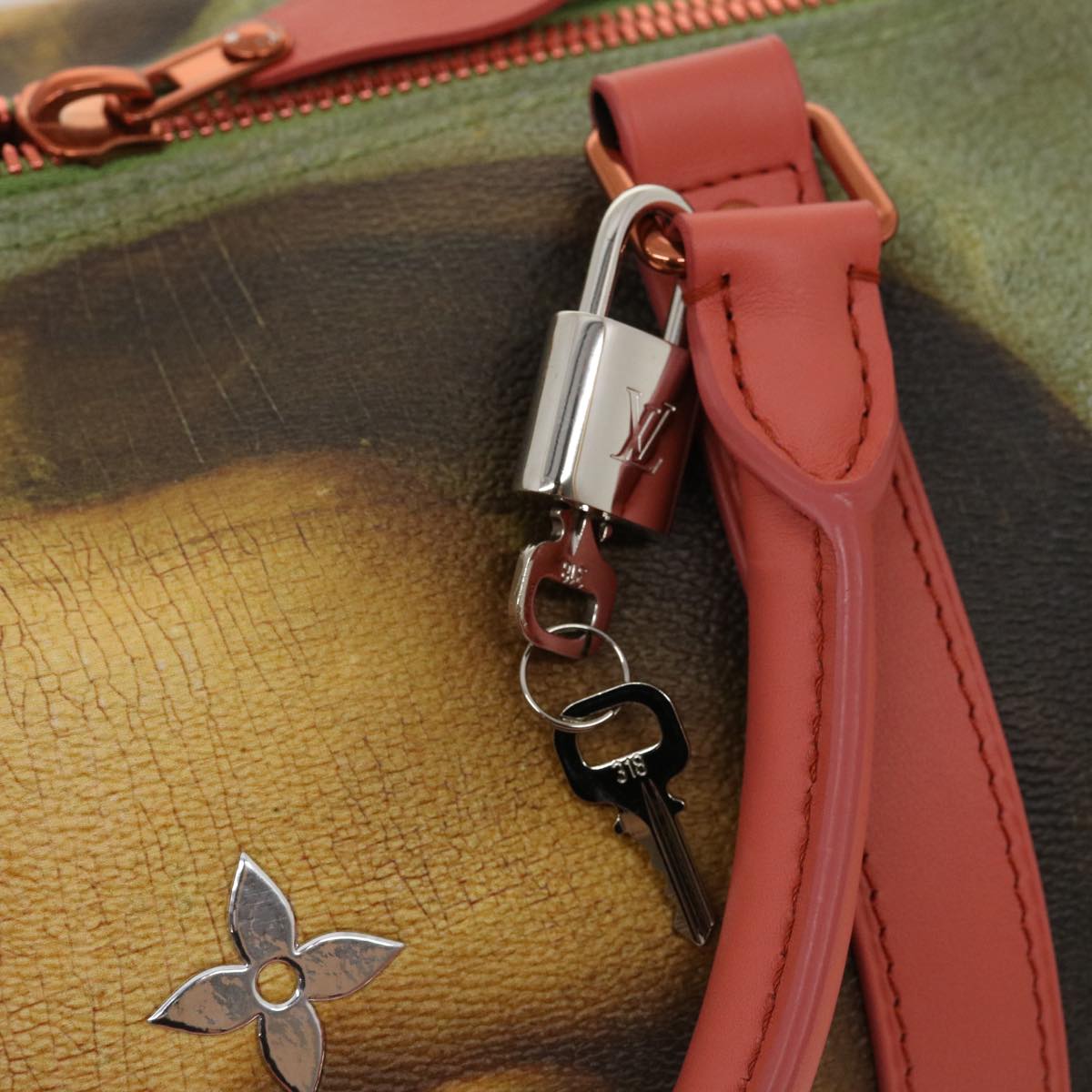 LOUIS VUITTON Masters Collection Keepall Bandouliere 50 Boston M43377 Auth 29559SM