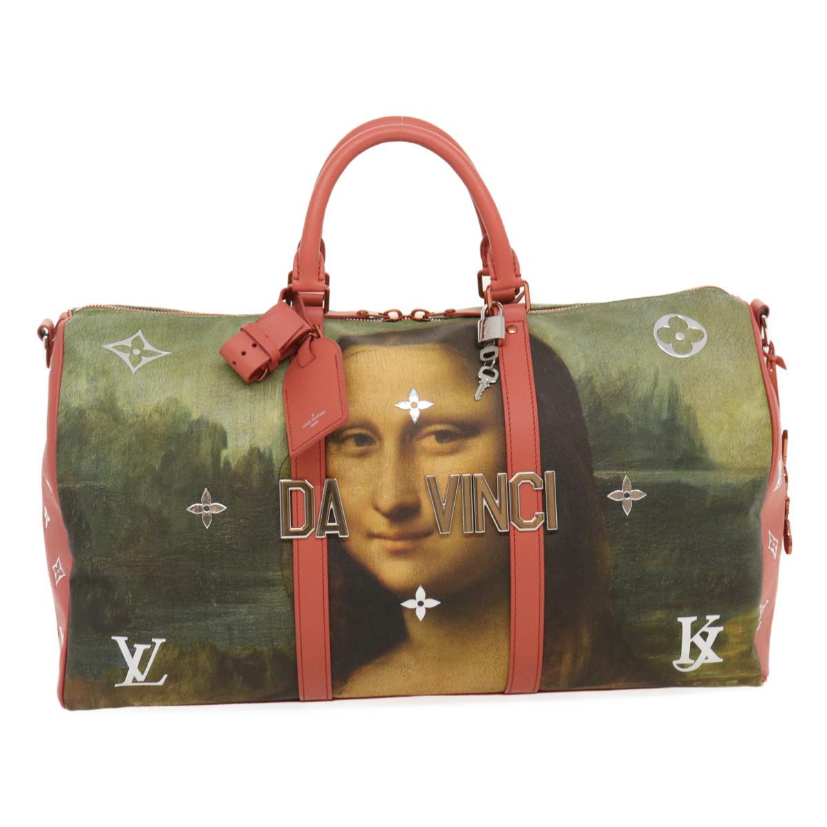 LOUIS VUITTON Masters Collection Keepall Bandouliere 50 Boston M43377 Auth 29559SM
