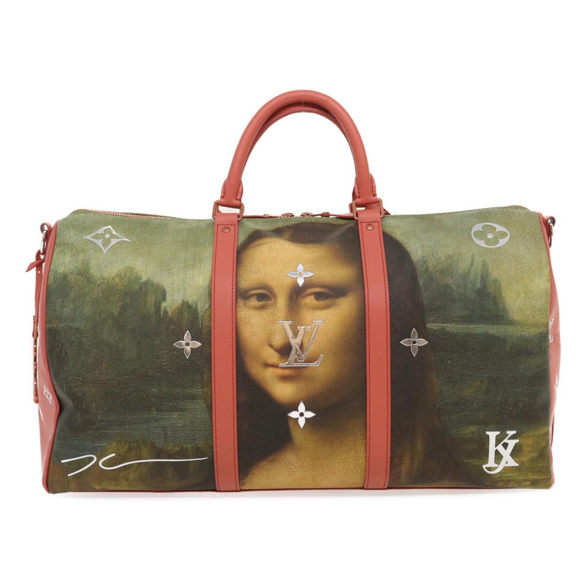 LOUIS VUITTON Masters Collection Keepall Bandouliere 50 Boston M43377 Auth 29559SM