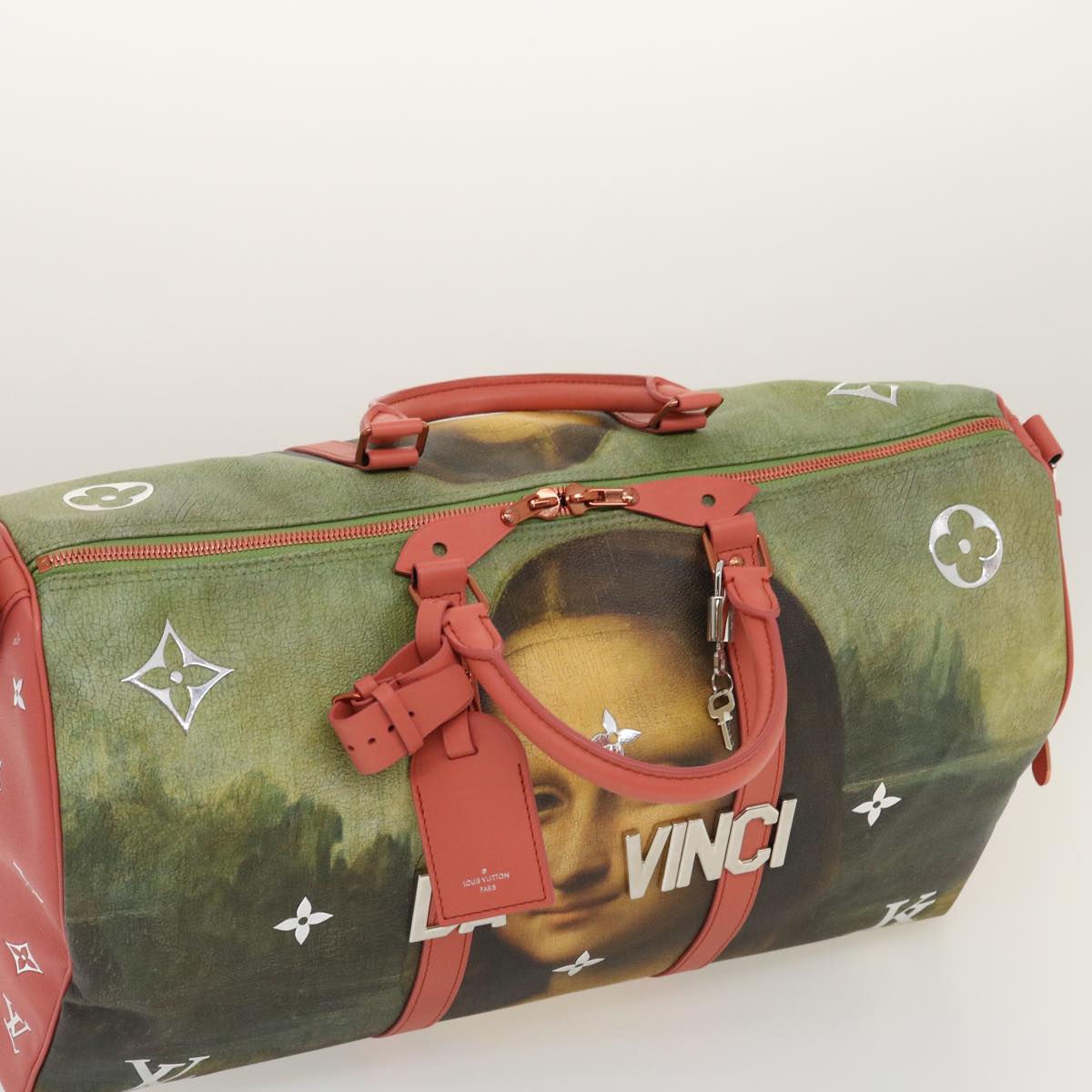 LOUIS VUITTON Masters Collection Keepall Bandouliere 50 Boston M43377 Auth 29559SM