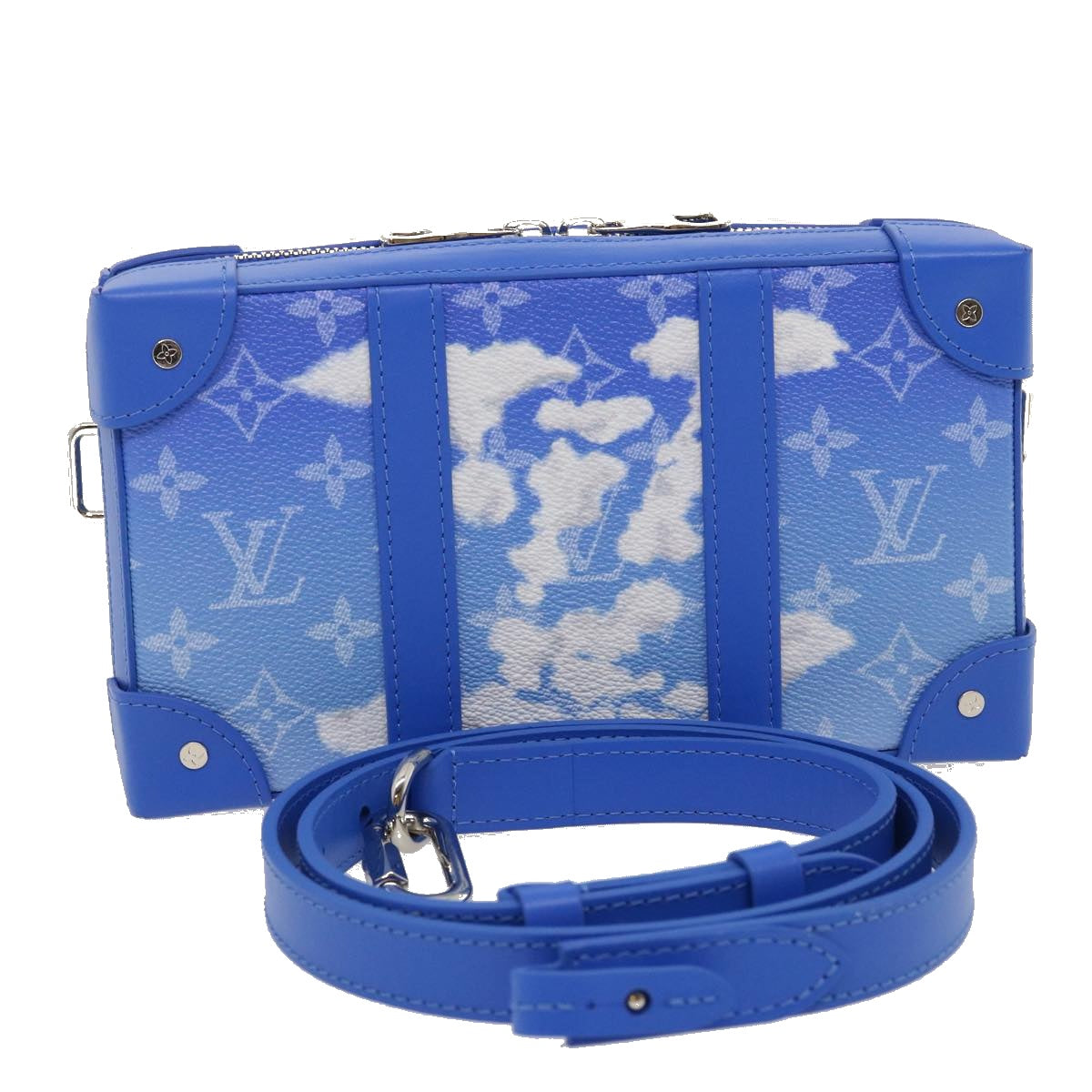 LOUIS VUITTON Monogram Clouds Soft Trunk Wallet Shoulder Bag M45432 Auth 29570S