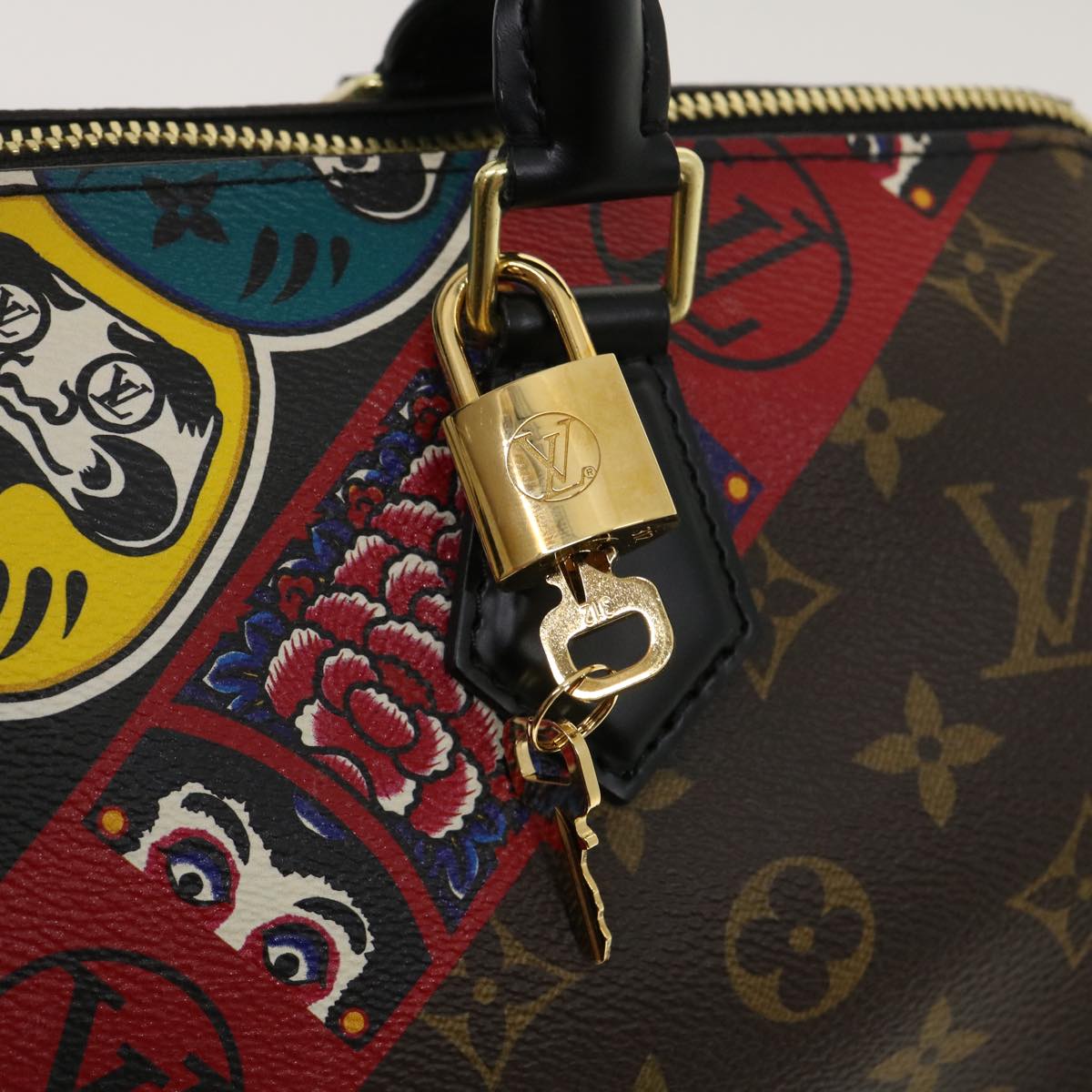 LOUIS VUITTON Monogram Epi Kabuki Speedy 30 Hand Bag M43505 LV Auth 29583SM