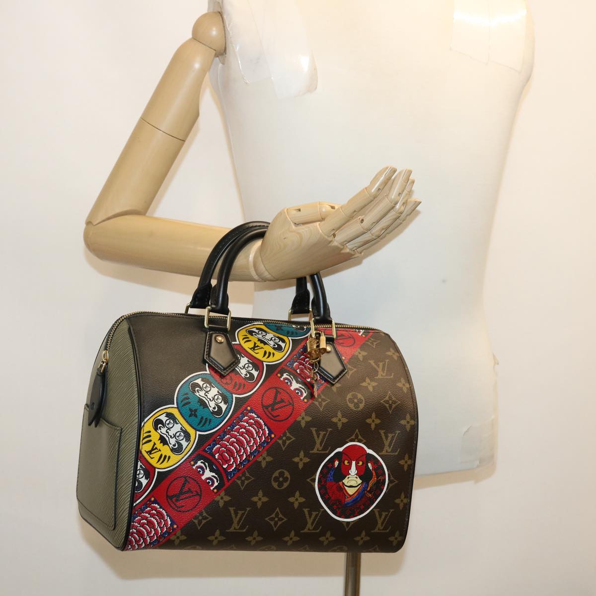 LOUIS VUITTON Monogram Epi Kabuki Speedy 30 Hand Bag M43505 LV Auth 29583SM