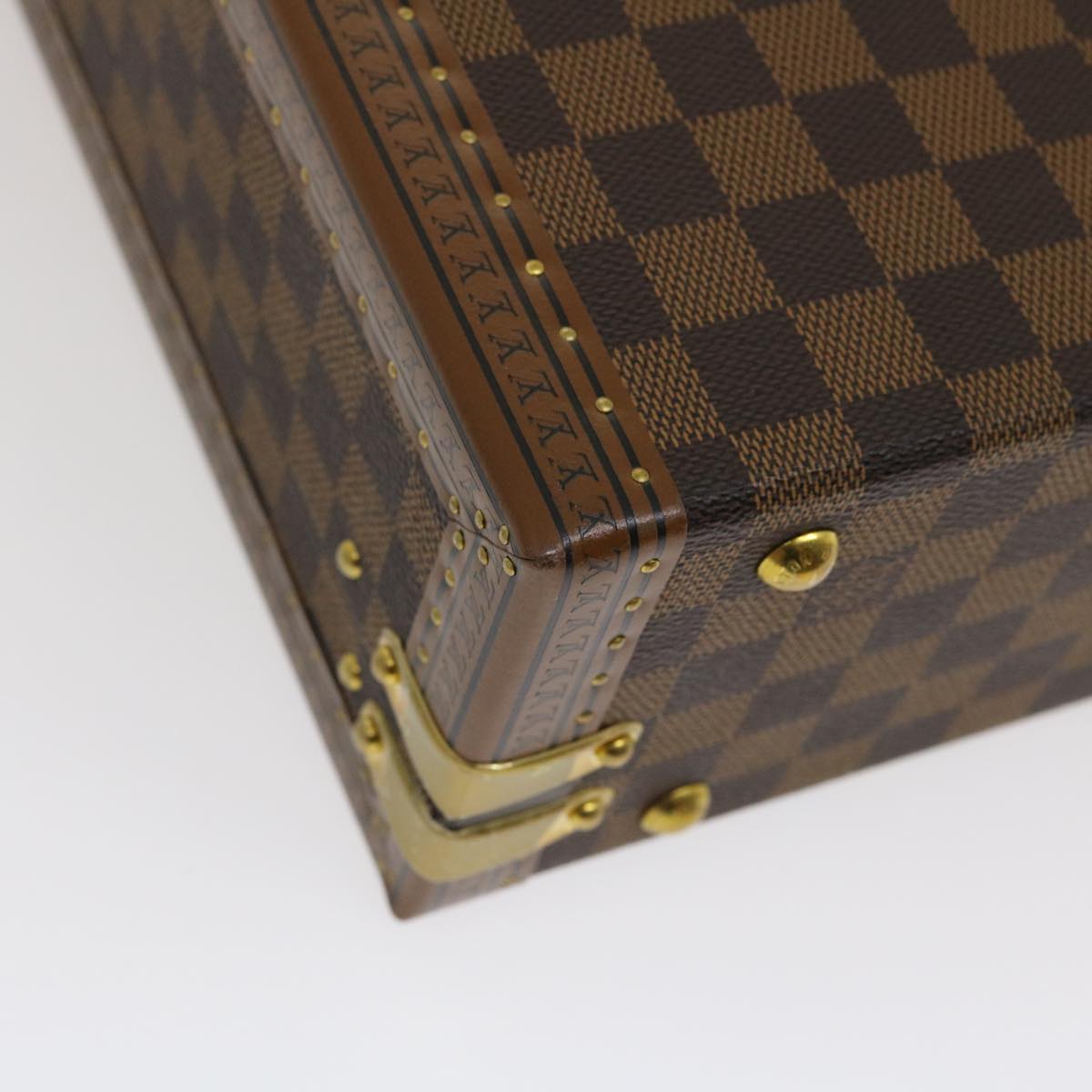 LOUIS VUITTON Damier Ebene President Trunk SPO N47500 LV Auth 29584SM