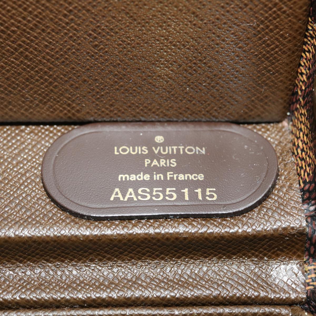 LOUIS VUITTON Damier Ebene President Trunk SPO N47500 LV Auth 29584SM