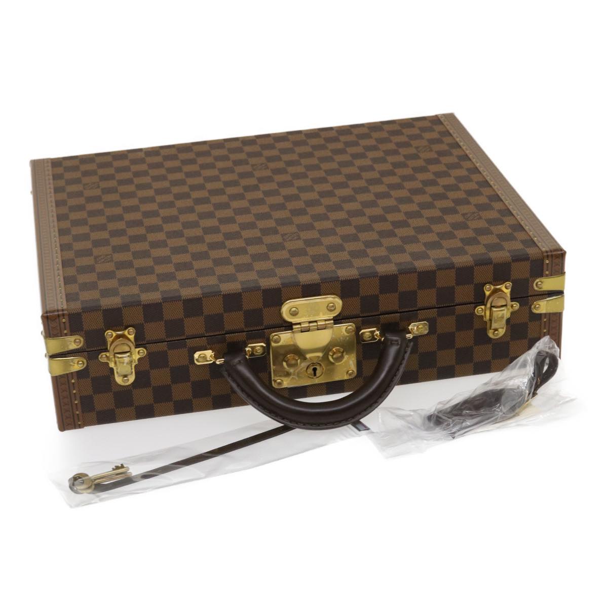 LOUIS VUITTON Damier Ebene President Trunk SPO N47500 LV Auth 29584SM