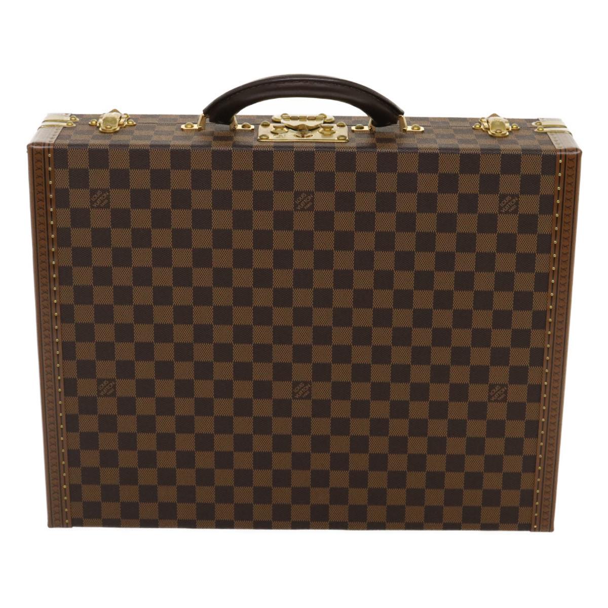 LOUIS VUITTON Damier Ebene President Trunk SPO N47500 LV Auth 29584SM