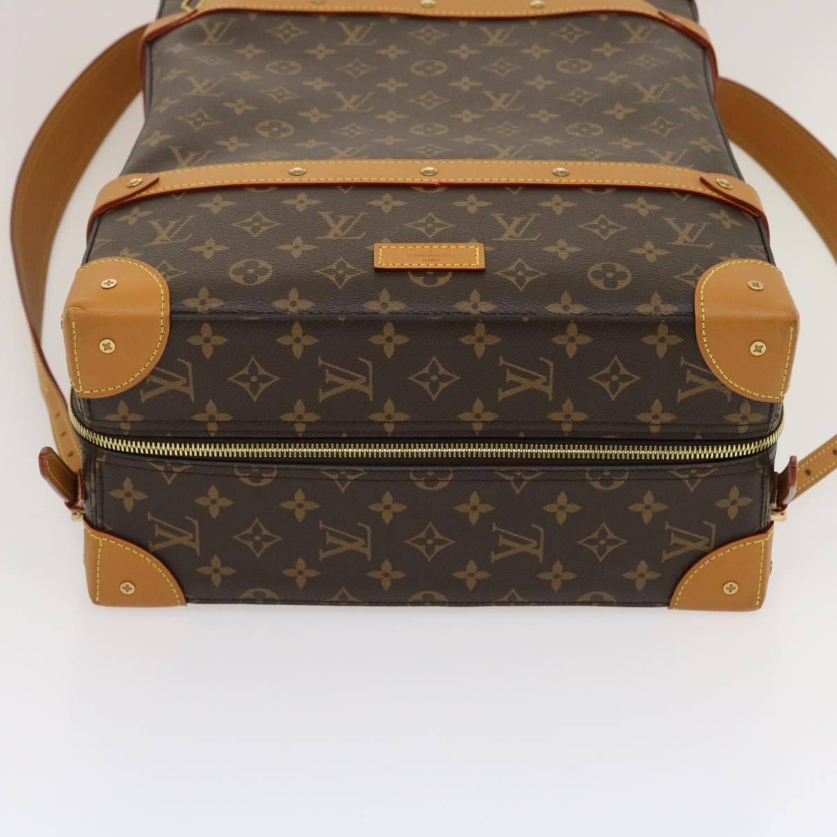 LOUIS VUITTON Monogram Soft Trunk Backpack MM Trunk M44749 LV Auth 29610SM