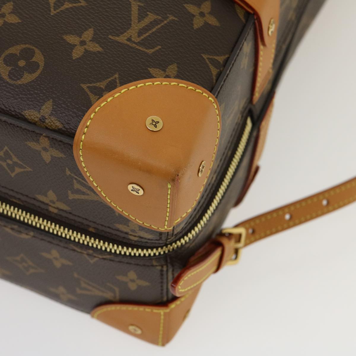 LOUIS VUITTON Monogram Soft Trunk Backpack MM Trunk M44749 LV Auth 29610SM