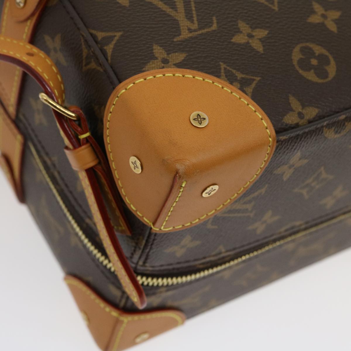 LOUIS VUITTON Monogram Soft Trunk Backpack MM Trunk M44749 LV Auth 29610SM