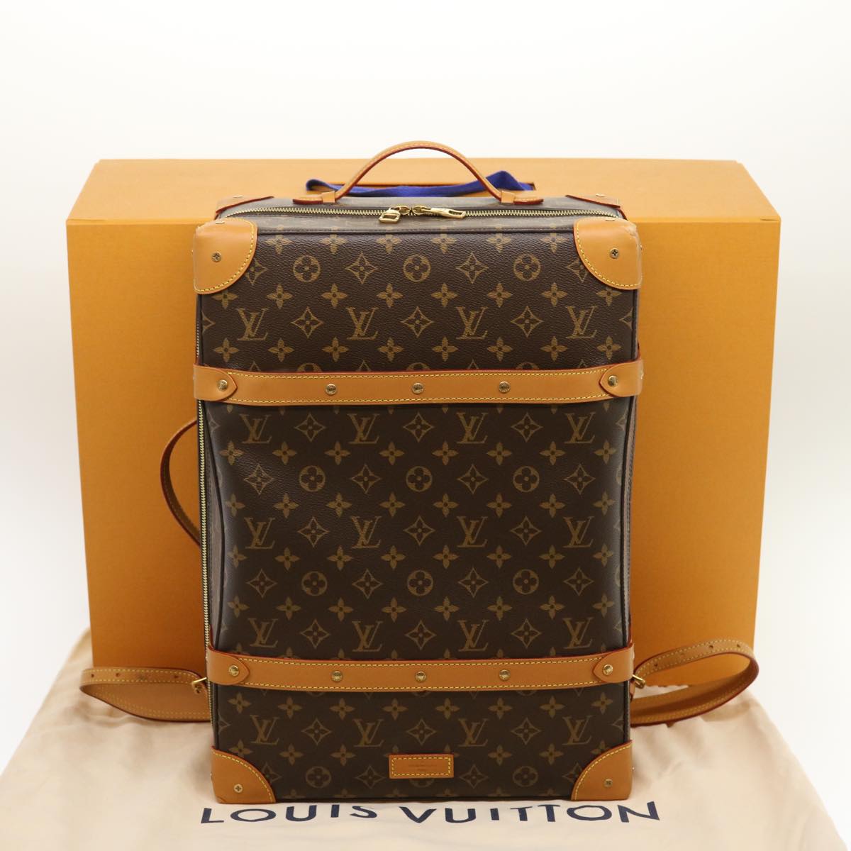 LOUIS VUITTON Monogram Soft Trunk Backpack MM Trunk M44749 LV Auth 29610SM