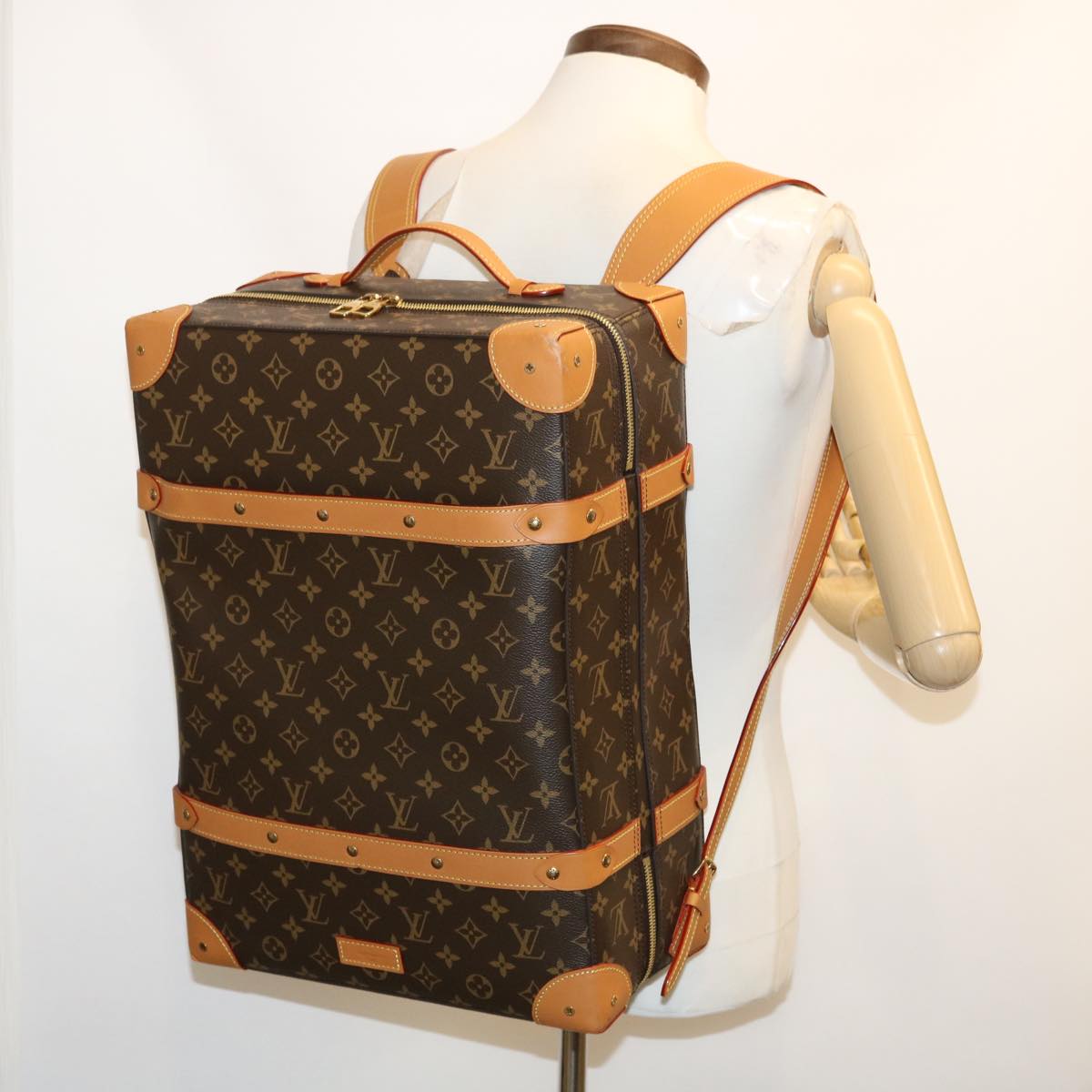 LOUIS VUITTON Monogram Soft Trunk Backpack MM Trunk M44749 LV Auth 29610SM