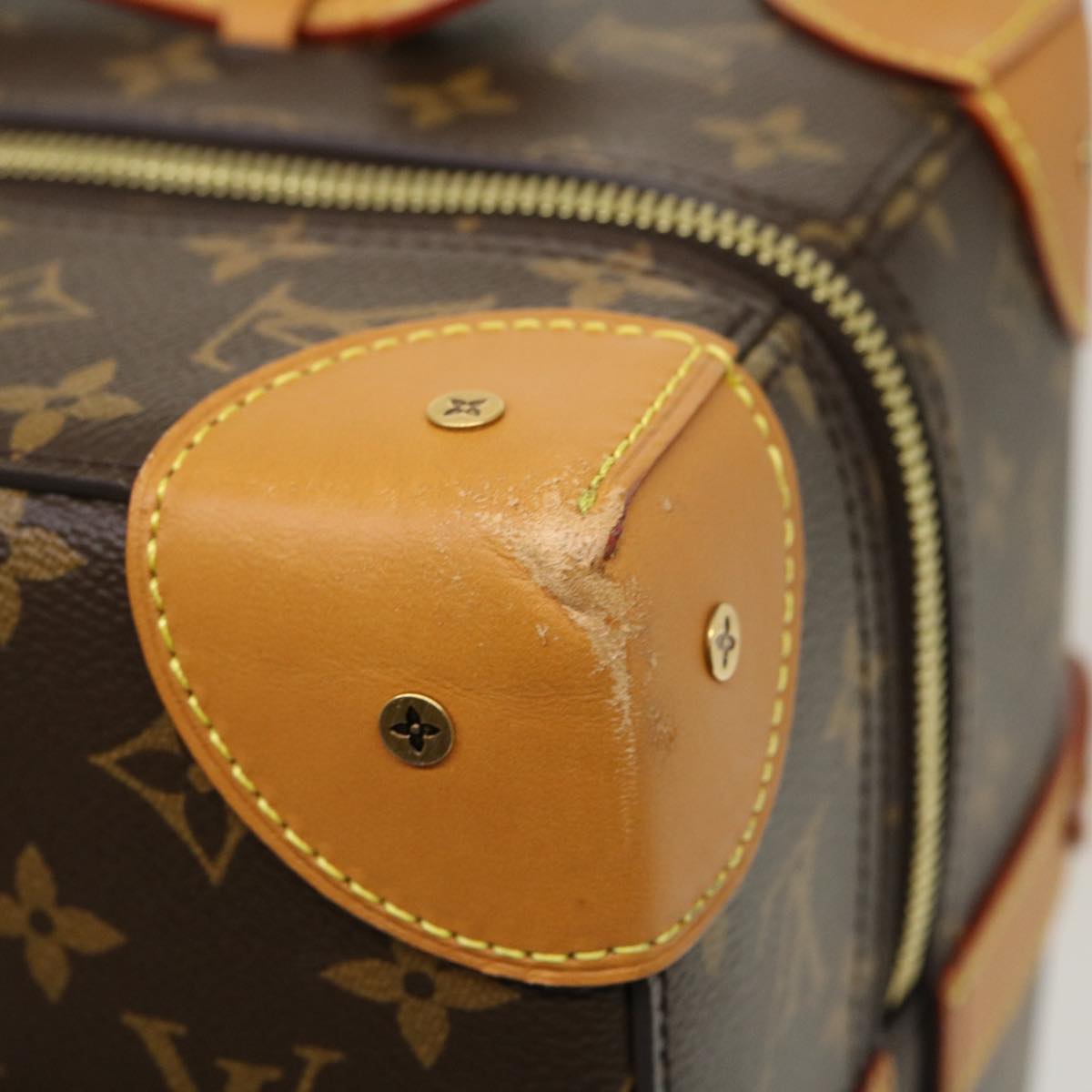 LOUIS VUITTON Monogram Soft Trunk Backpack MM Trunk M44749 LV Auth 29610SM