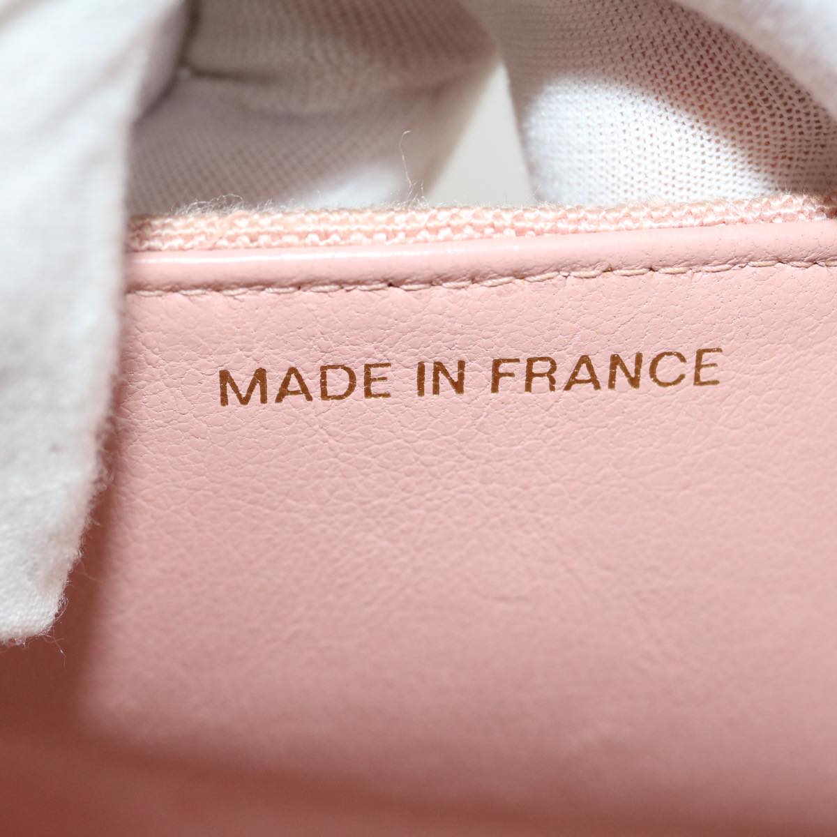 CHANEL Matelasse Turn Lock Chain Diana Shoulder Bag Canvas Pink CC Auth 29889AV