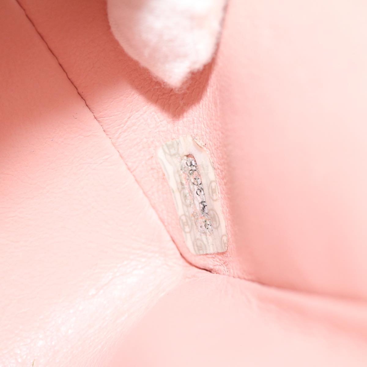 CHANEL Matelasse Turn Lock Chain Diana Shoulder Bag Canvas Pink CC Auth 29889AV