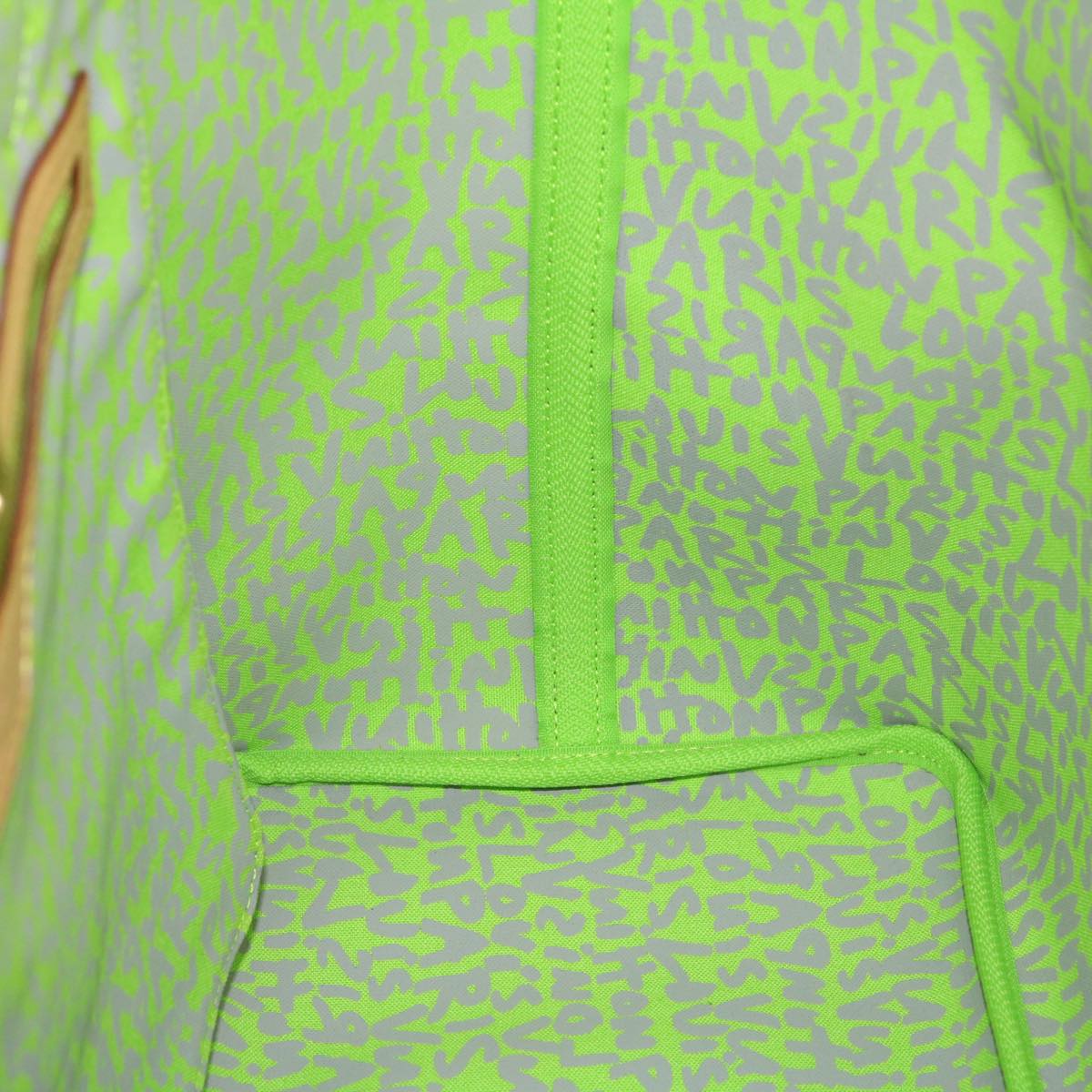 LOUIS VUITTON Monogram Graffiti Neverfull GM Tote Bag Vert M93703 LV Auth 29943SM