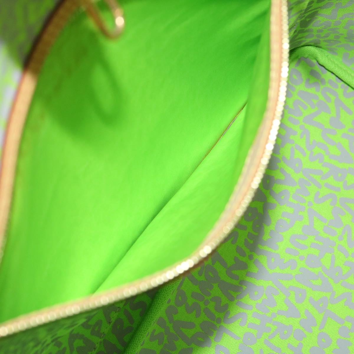 LOUIS VUITTON Monogram Graffiti Neverfull GM Tote Bag Vert M93703 LV Auth 29943SM