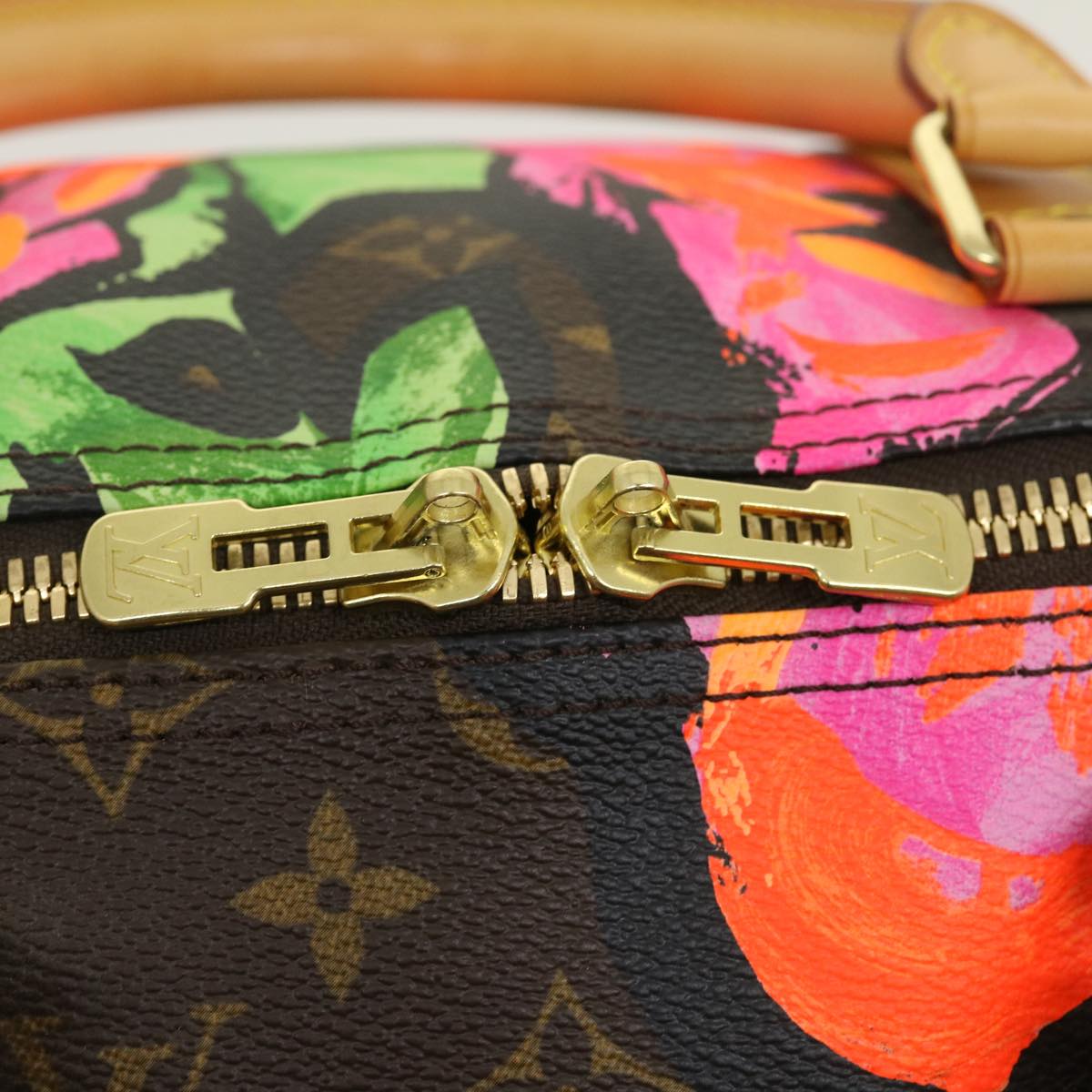 LOUIS VUITTON Monogram Rose Keepall 50 Boston Bag M48605 LV Auth 29944SV