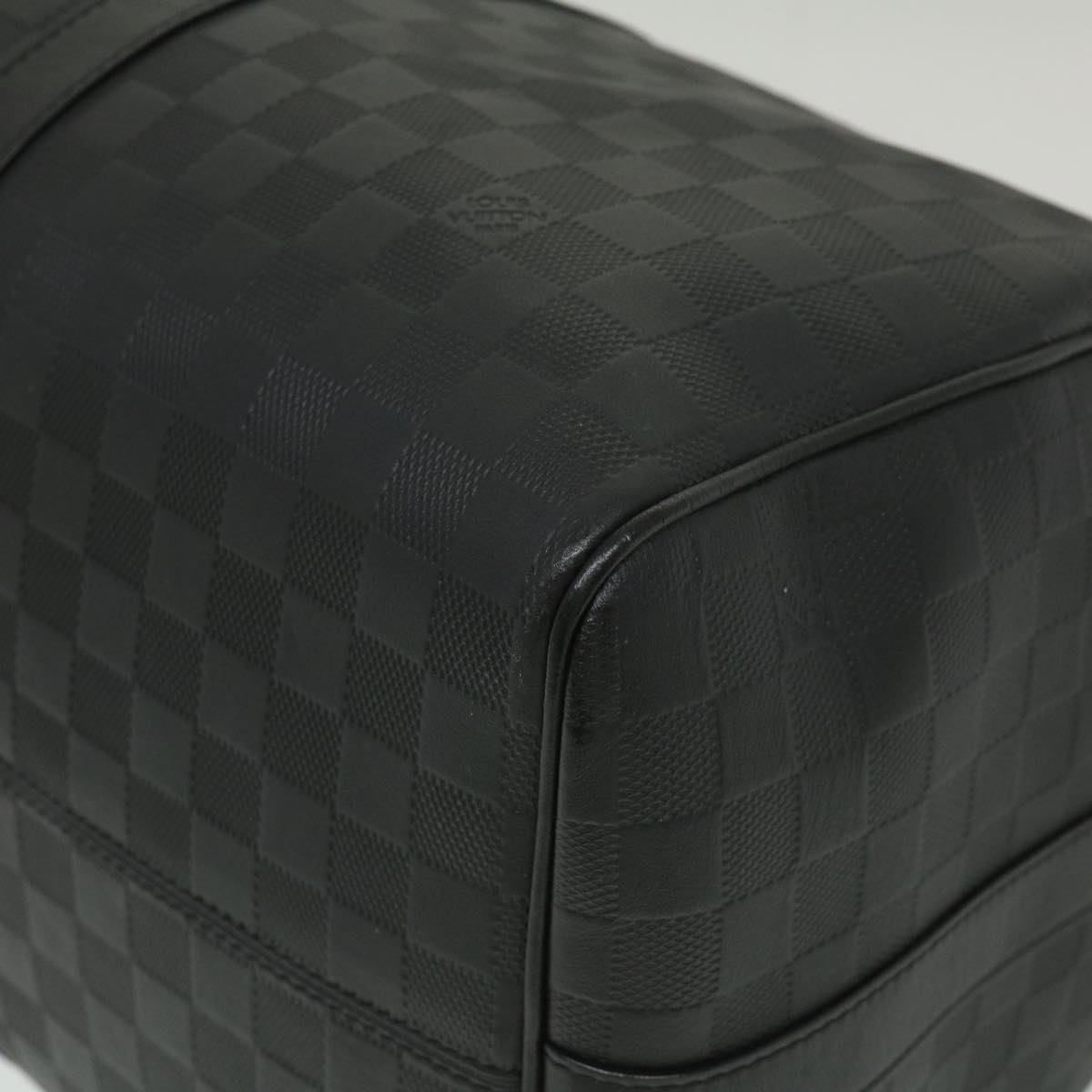 LOUIS VUITTON Damier Infini Keepall Bandouliere 45 Boston Bag N41145 LV 29957S