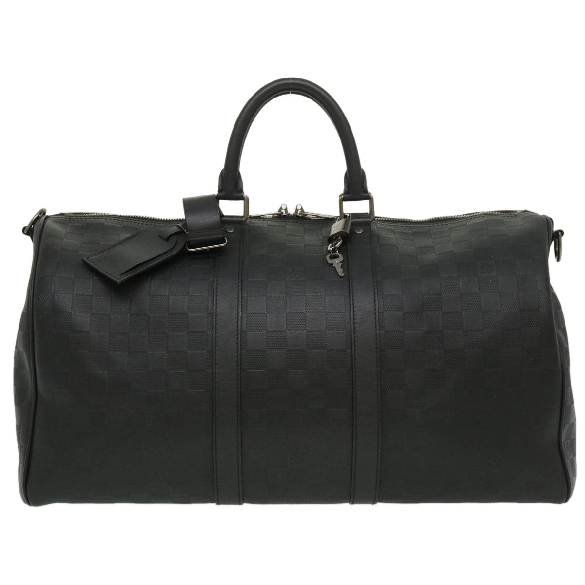 LOUIS VUITTON Damier Infini Keepall Bandouliere 45 Boston Bag N41145 LV 29957S