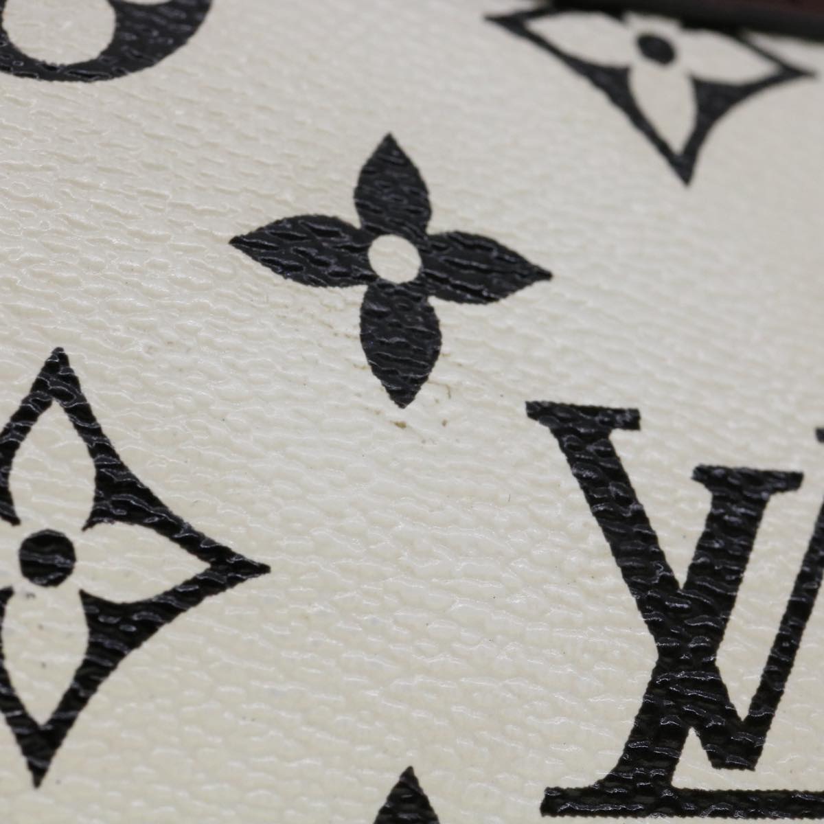 LOUIS VUITTON Monogram Speedy Amazon PM Shoulder Bag White M42210 Auth 30478SM