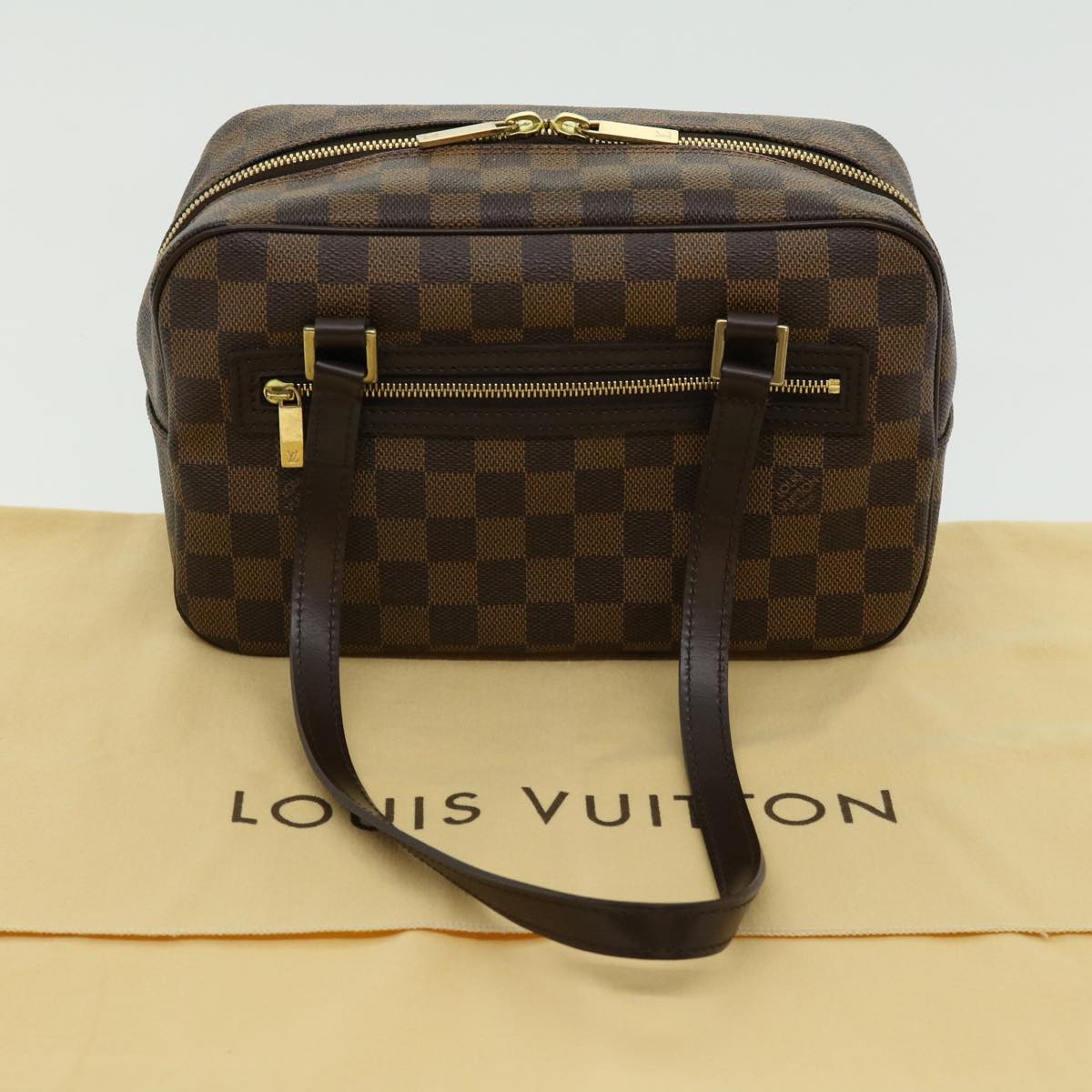 LOUIS VUITTON Damier Cite MM Hand Bag SPO N48068 LV Auth 30508SAV
