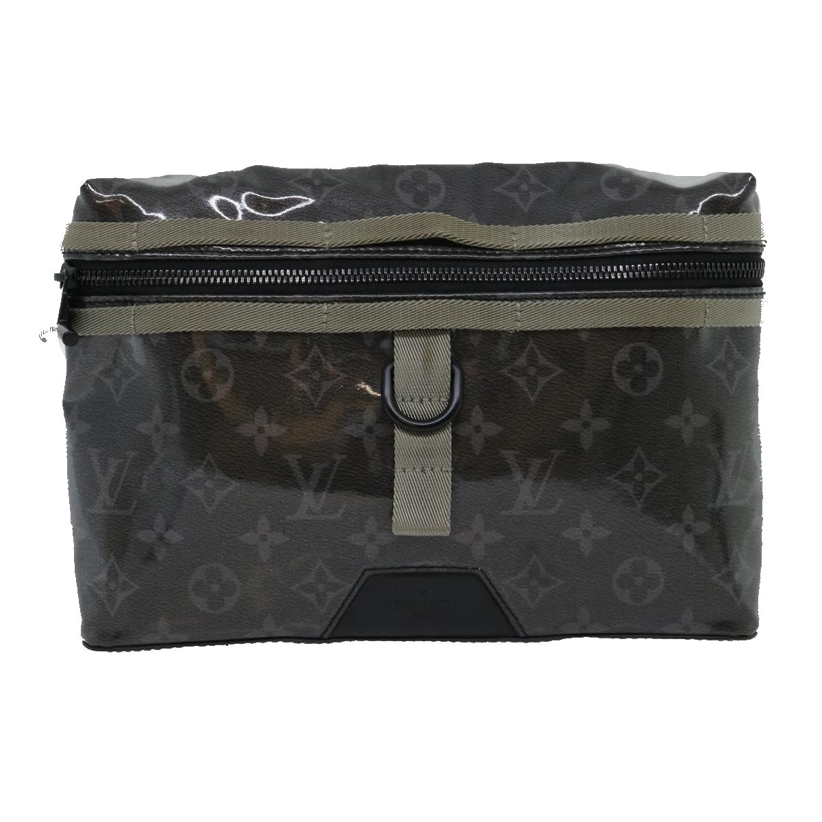 LOUIS VUITTON Eclipse Glaze Messenger PM Shoulder Bag Gray M52218 LV Auth 30549SAV