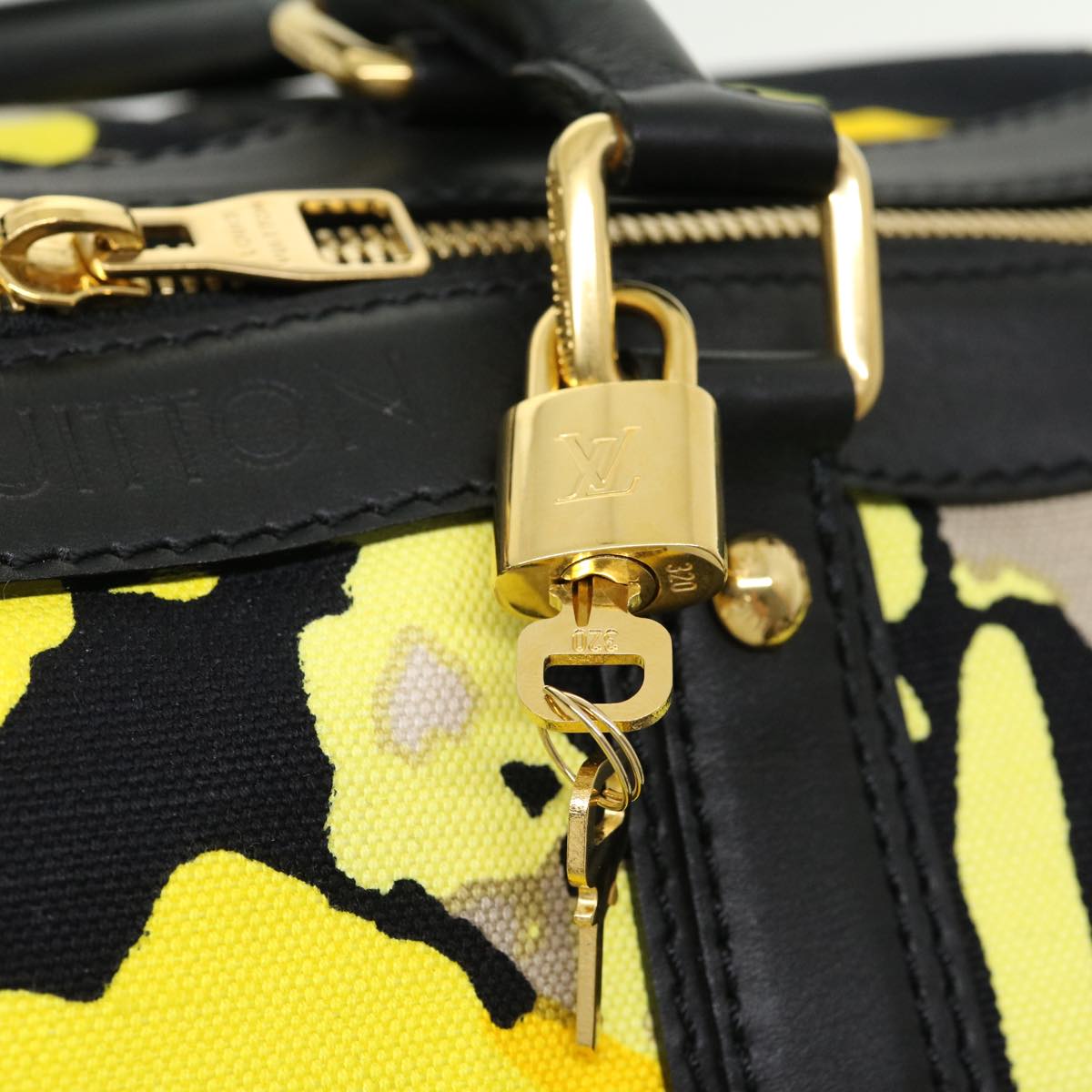 LOUIS VUITTON Toile Canwan Keepall Bandouliere 50 Boston Bag M95366 Auth 30574S
