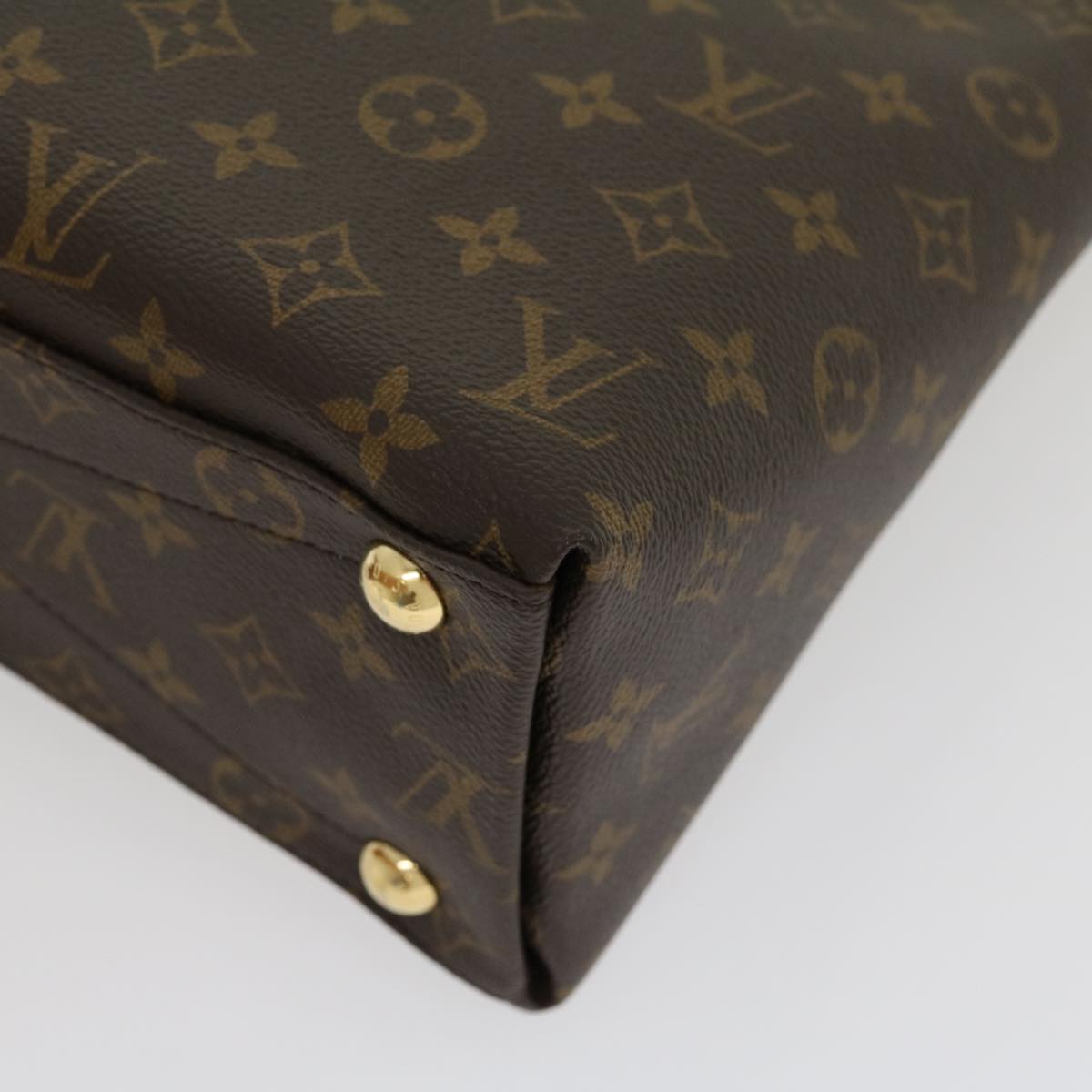 LOUIS VUITTON Monogram V Tote MM Tote Bag 2way M45273 LV Auth 30668S