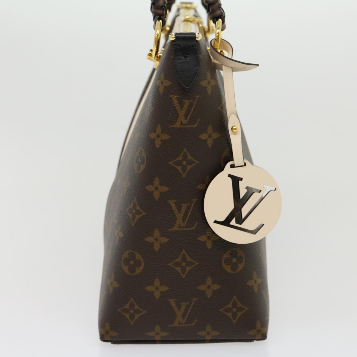 LOUIS VUITTON Monogram V Tote MM Tote Bag 2way M45273 LV Auth 30668S