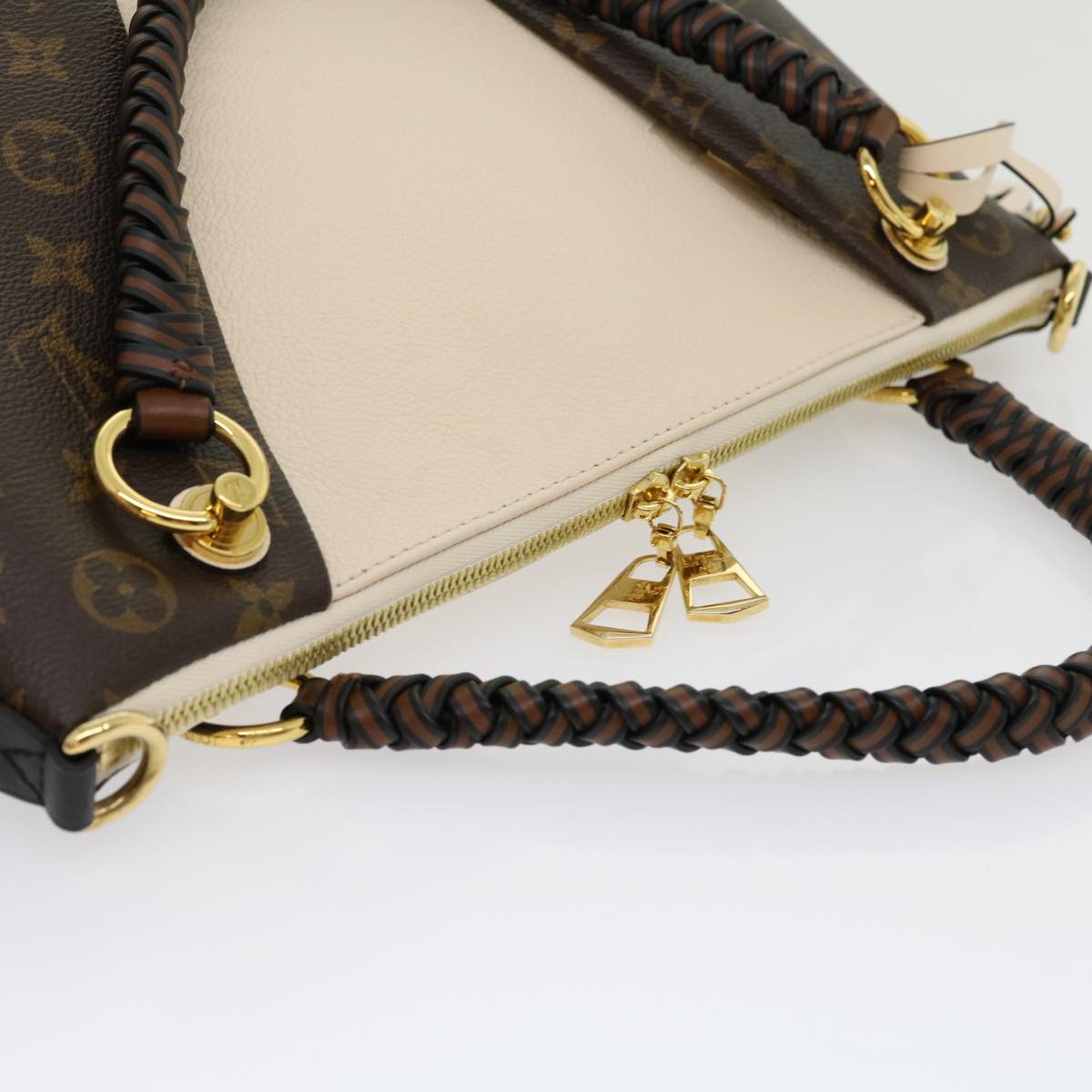 LOUIS VUITTON Monogram V Tote MM Tote Bag 2way M45273 LV Auth 30668S