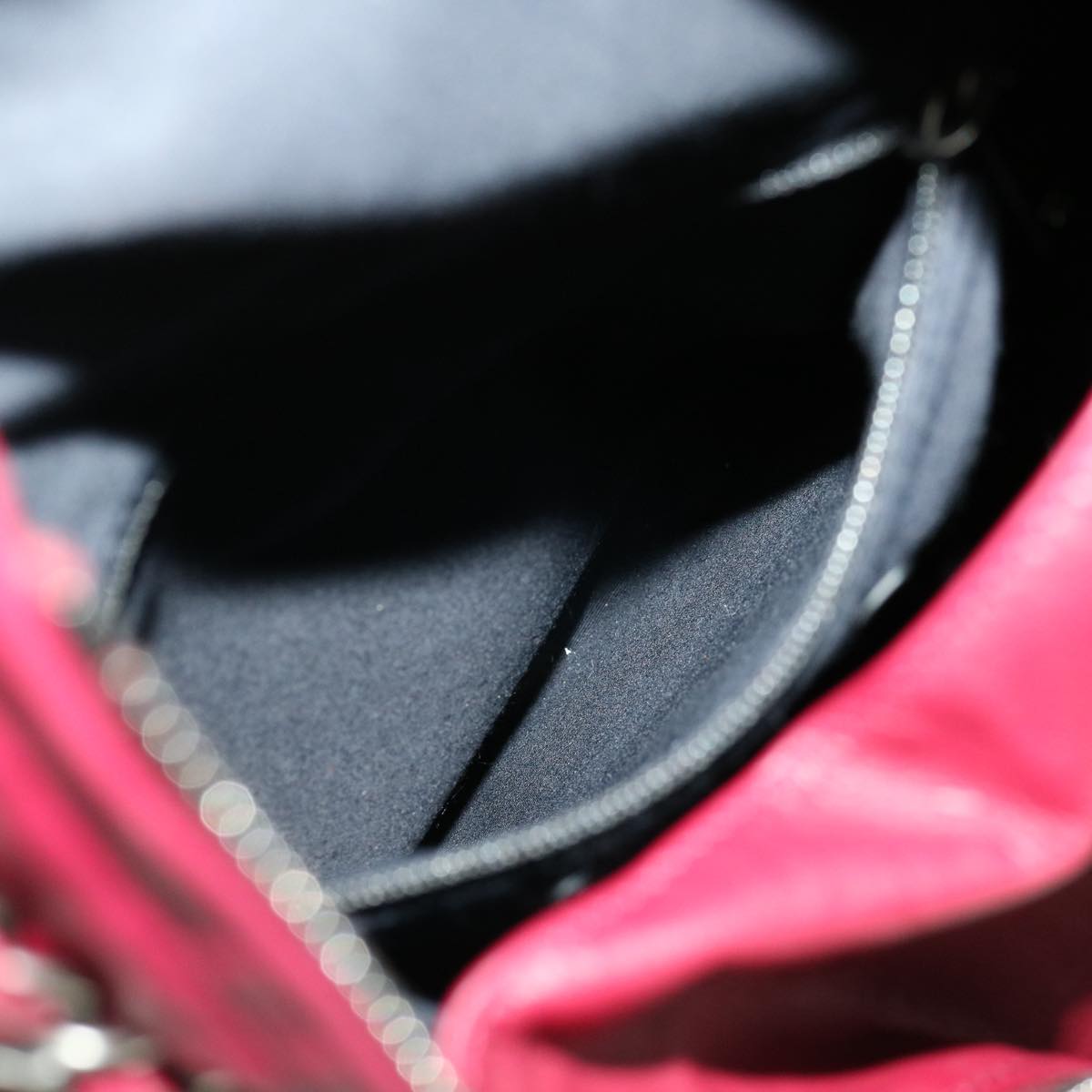 CHANEL Matelasse Chain Backpack Lamb Skin Bordeaux CC Auth 30736SAV
