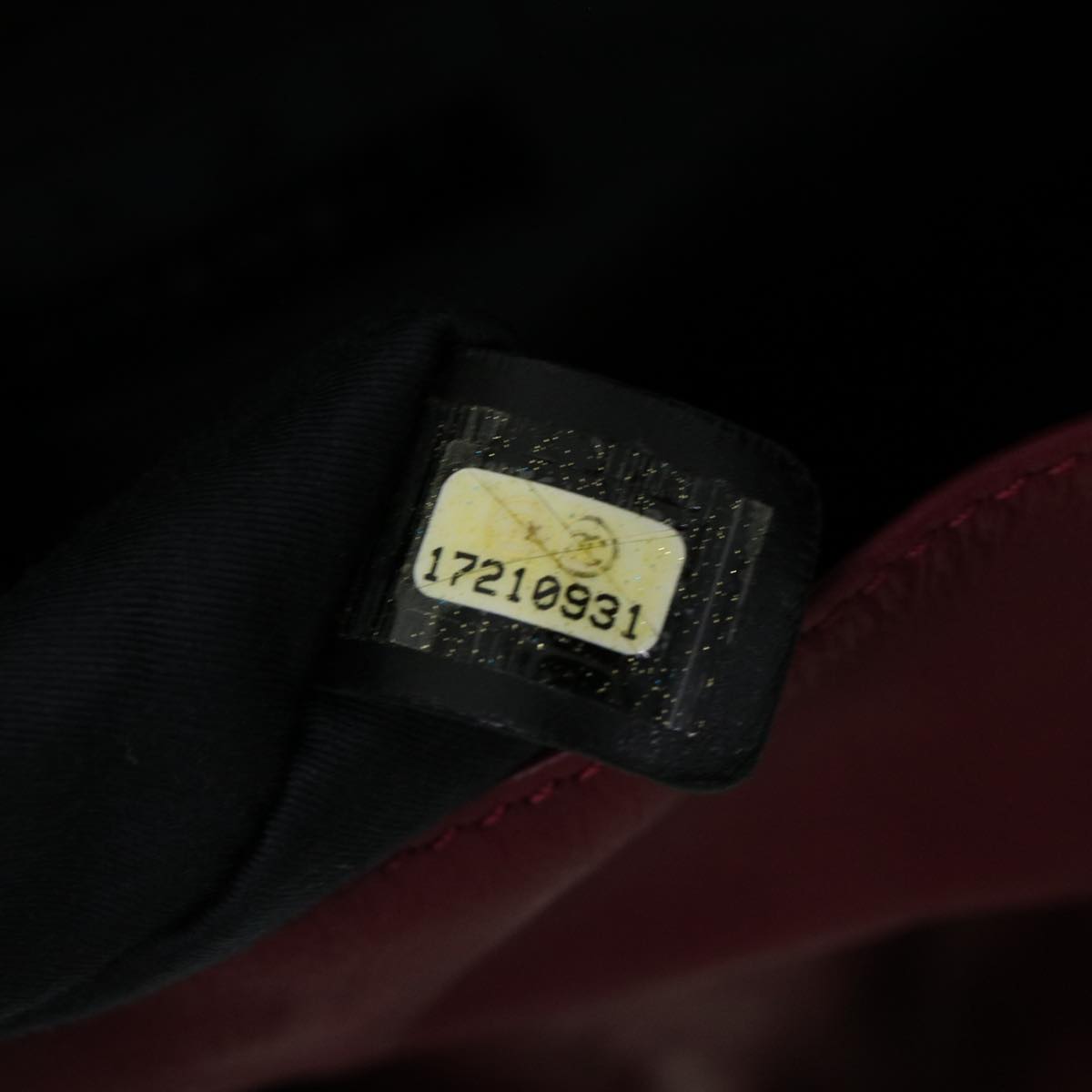 CHANEL Matelasse Chain Backpack Lamb Skin Bordeaux CC Auth 30736SAV