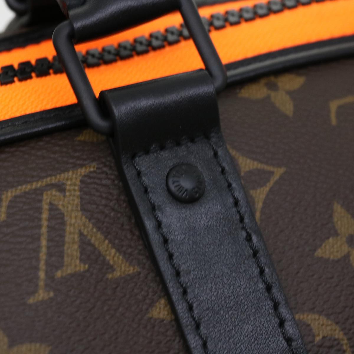 LOUIS VUITTON Cartoon Virgil Keepall Bandouliere50 Boston Bag M45616 Auth 31893SM