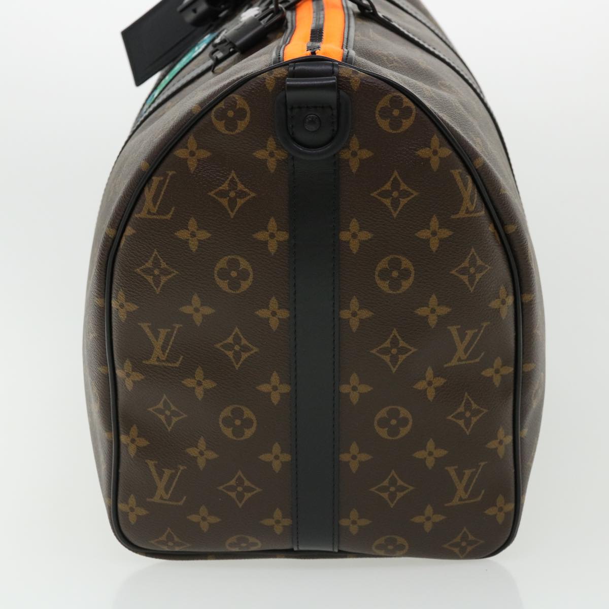 LOUIS VUITTON Cartoon Virgil Keepall Bandouliere50 Boston Bag M45616 Auth 31893SM