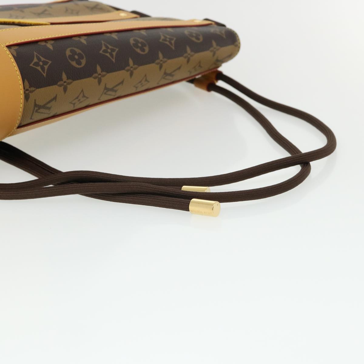 31989S VUITTON Monogram Stripe Randonnee messenger Shoulder M45968 Auth 31989SM